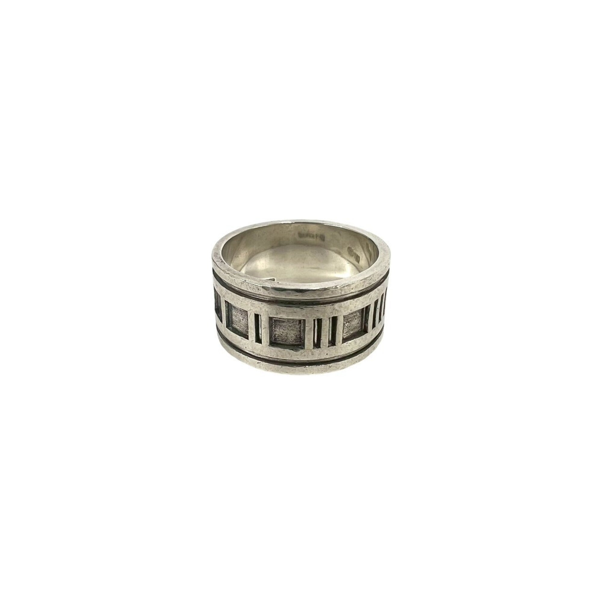 Tiffany Silver Silver 925 Band Ring (Pre-Owned)