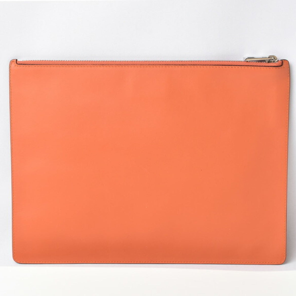 Loewe Coral Color Leather Clutch Bag (Pre-Owned)