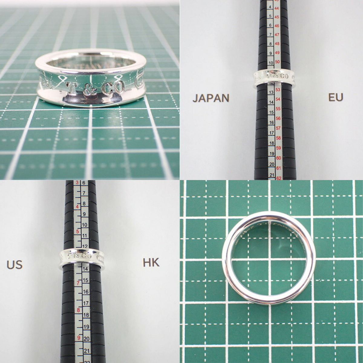 Tiffany Sterling Silver 925 Band Ring (Pre-Owned)