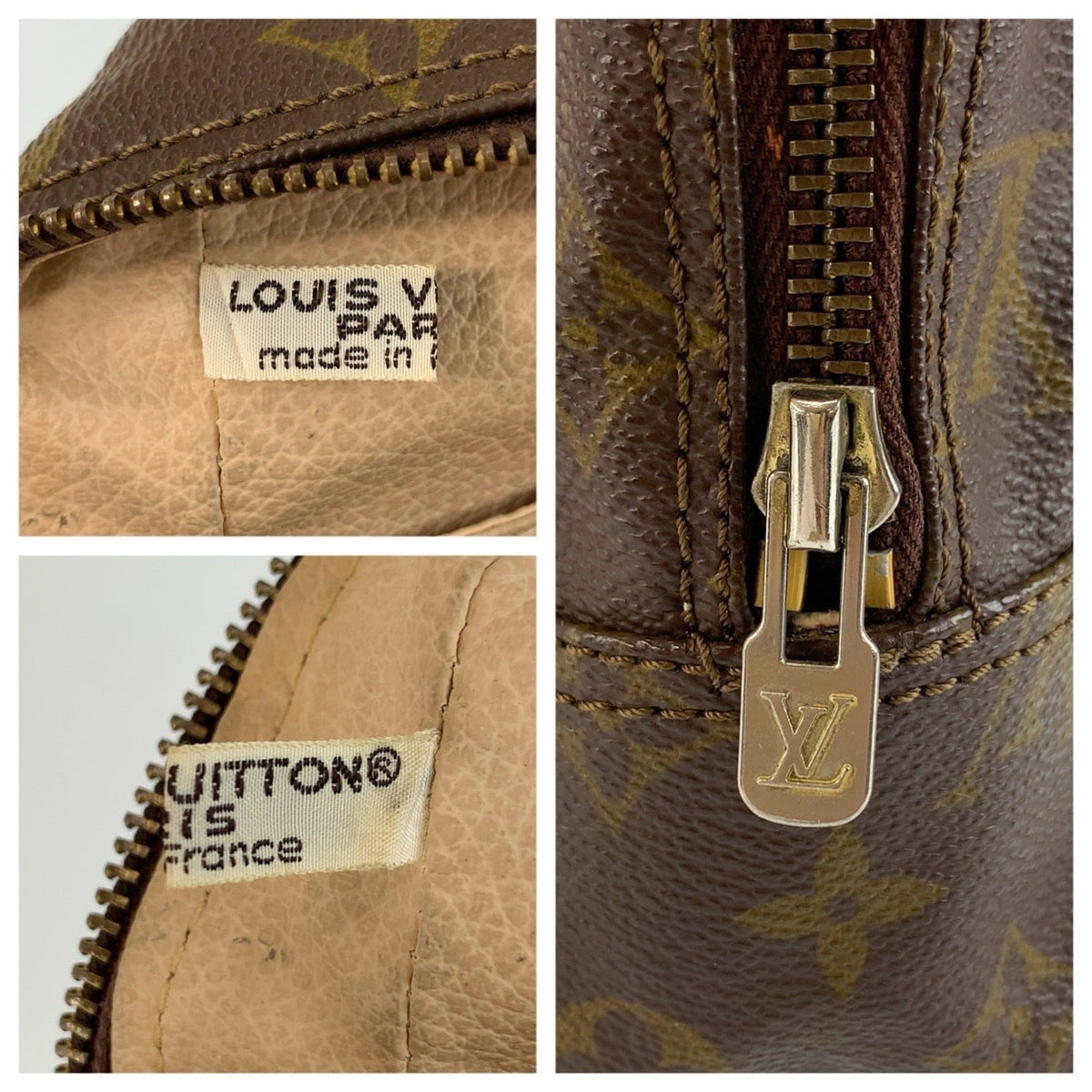 Louis Vuitton Brown Pvc Pouch (Pre-Owned)