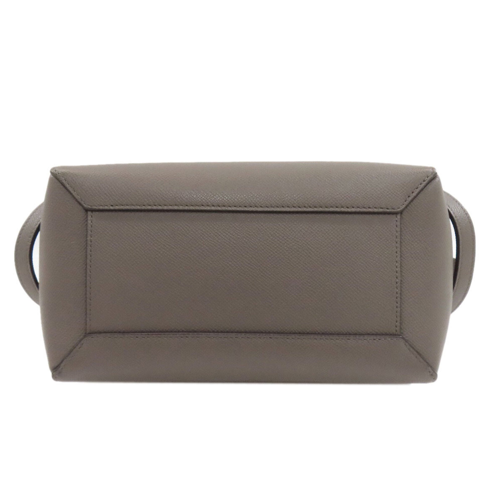 Celine Gray Leather Handbag (Pre-Owned)