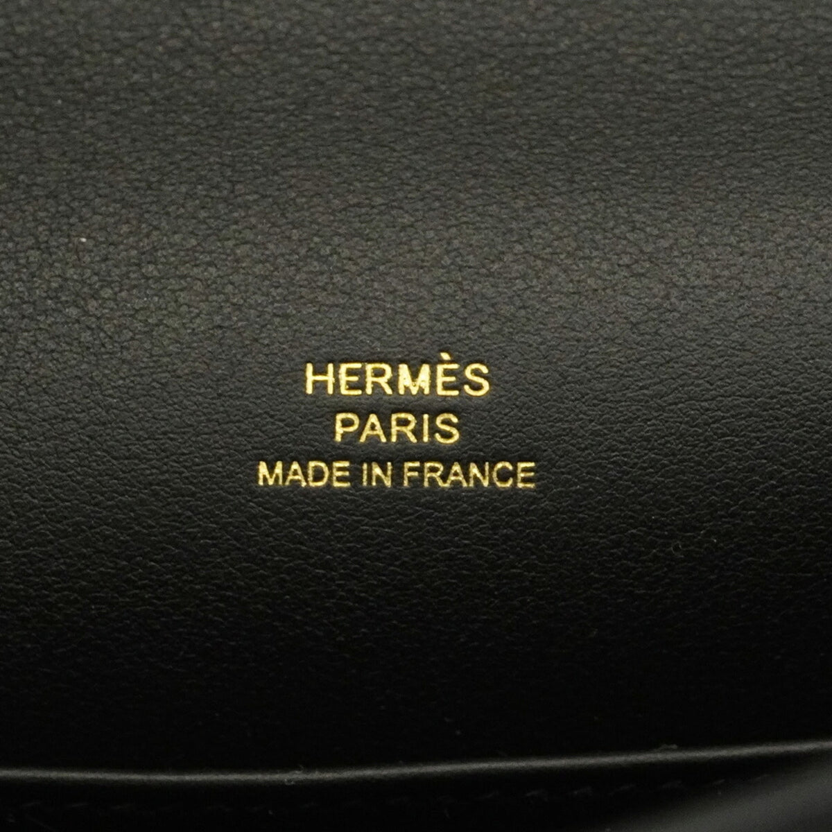 Hermes Black Swift Leather Handbag (Pre-Owned)