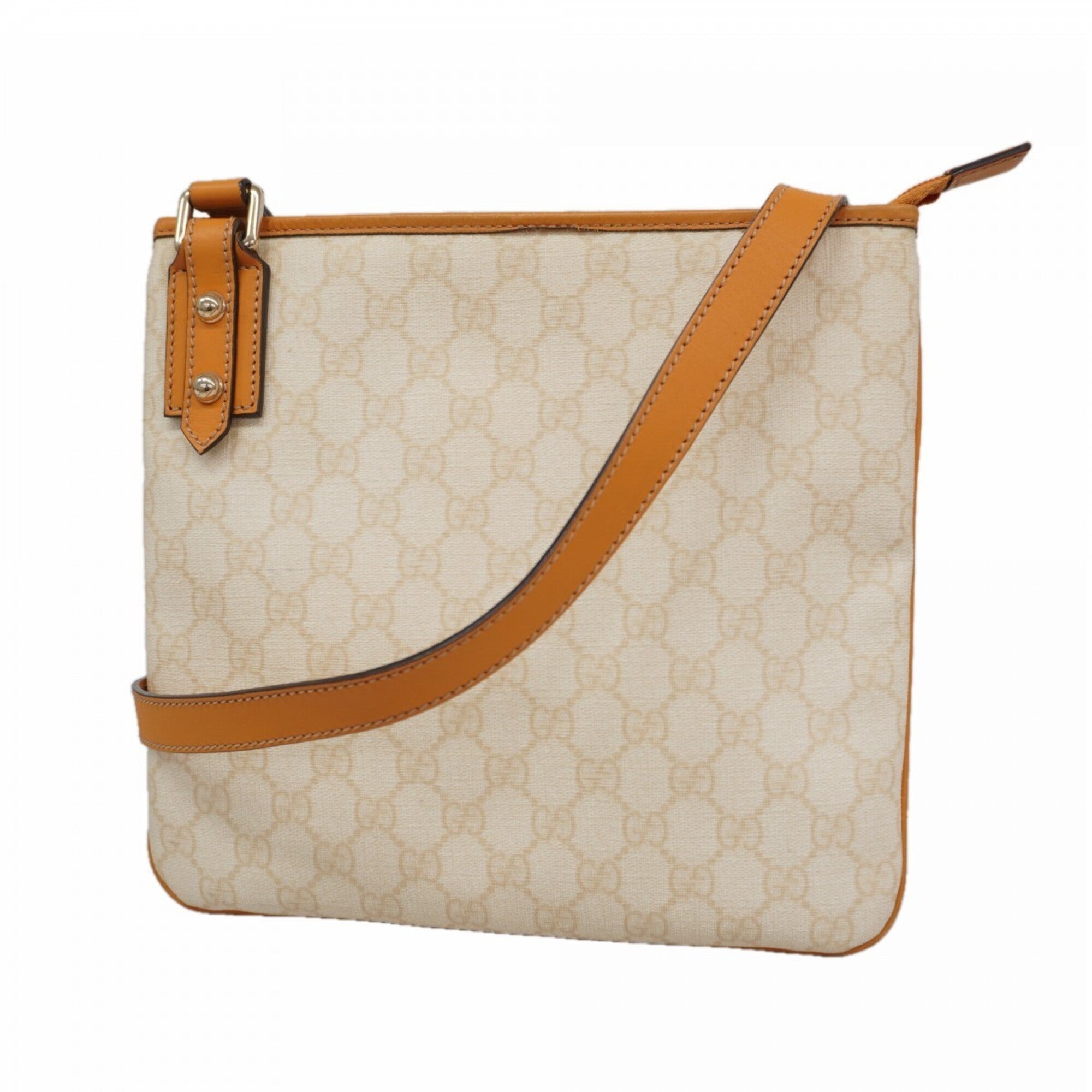 Gucci Ivory Pvc Shoulder Bag (Pre-Owned)