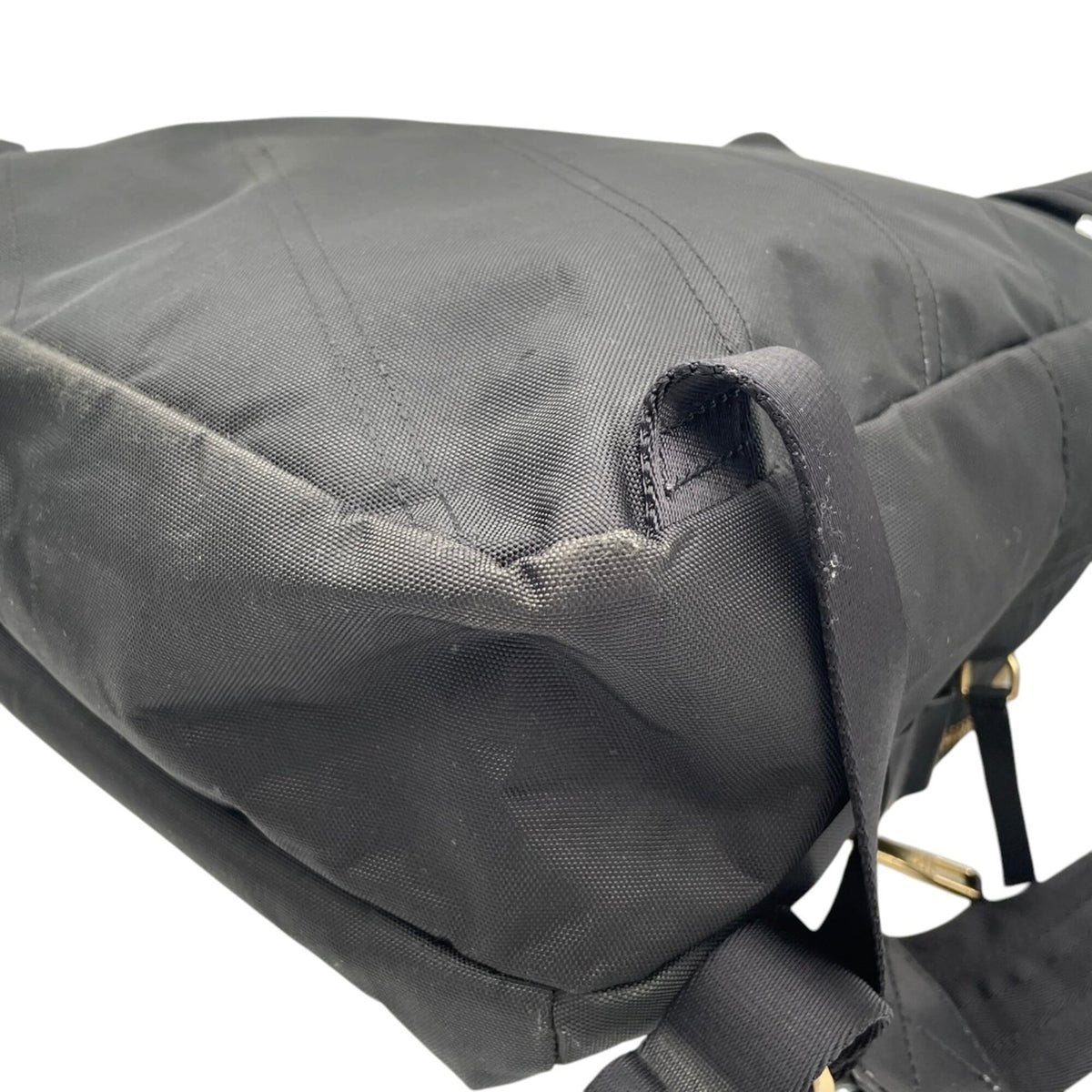 Marc Jacobs Black Polyester Leather Backpack (Pre-Owned)