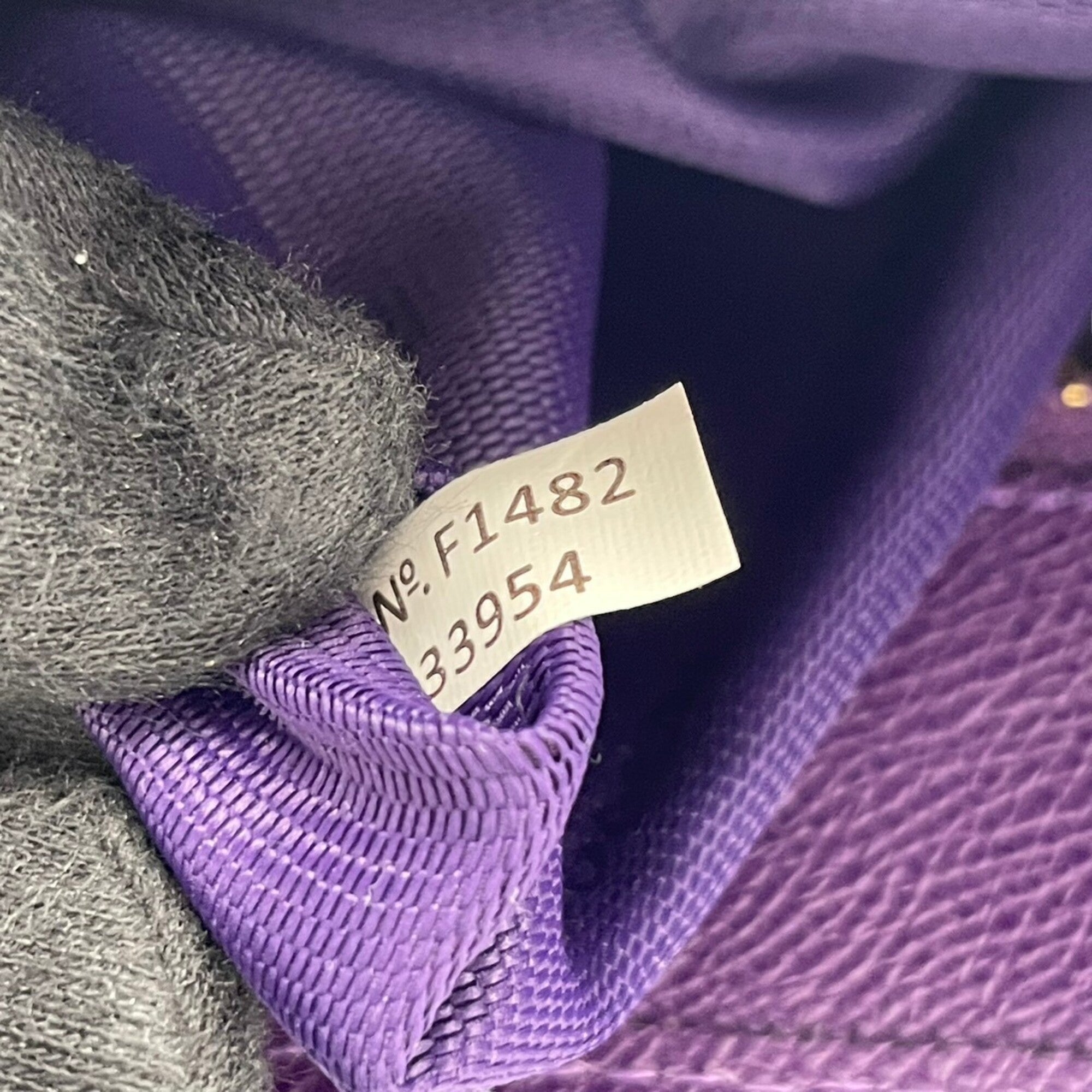Coach Purple Leather Handbag Tote Bag (Pre-Owned)