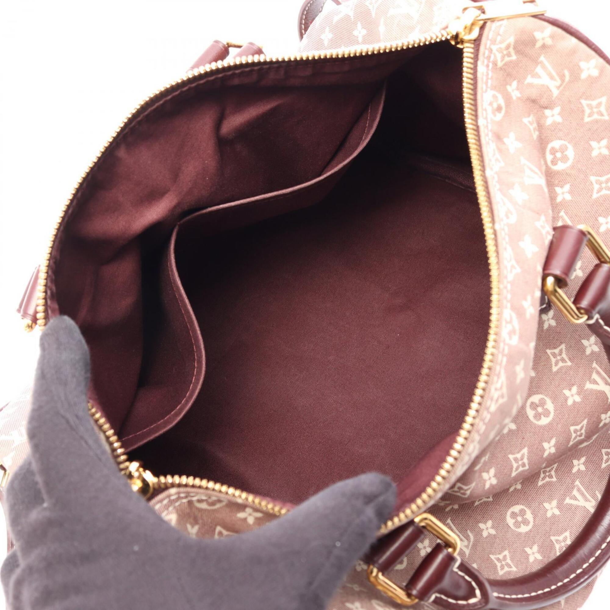 Louis Vuitton Bordeaux Ivory Sepia Monogram Idylle Monogram Mini Lin Handbag (Pre-Owned)