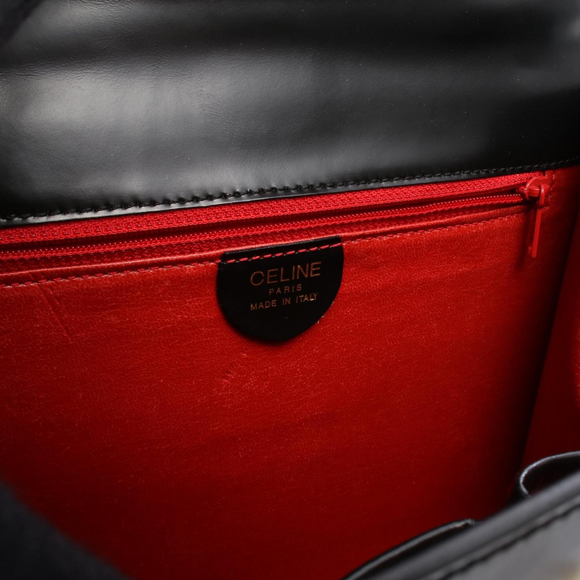 Celine Black Leather Handbag (Pre-Owned)