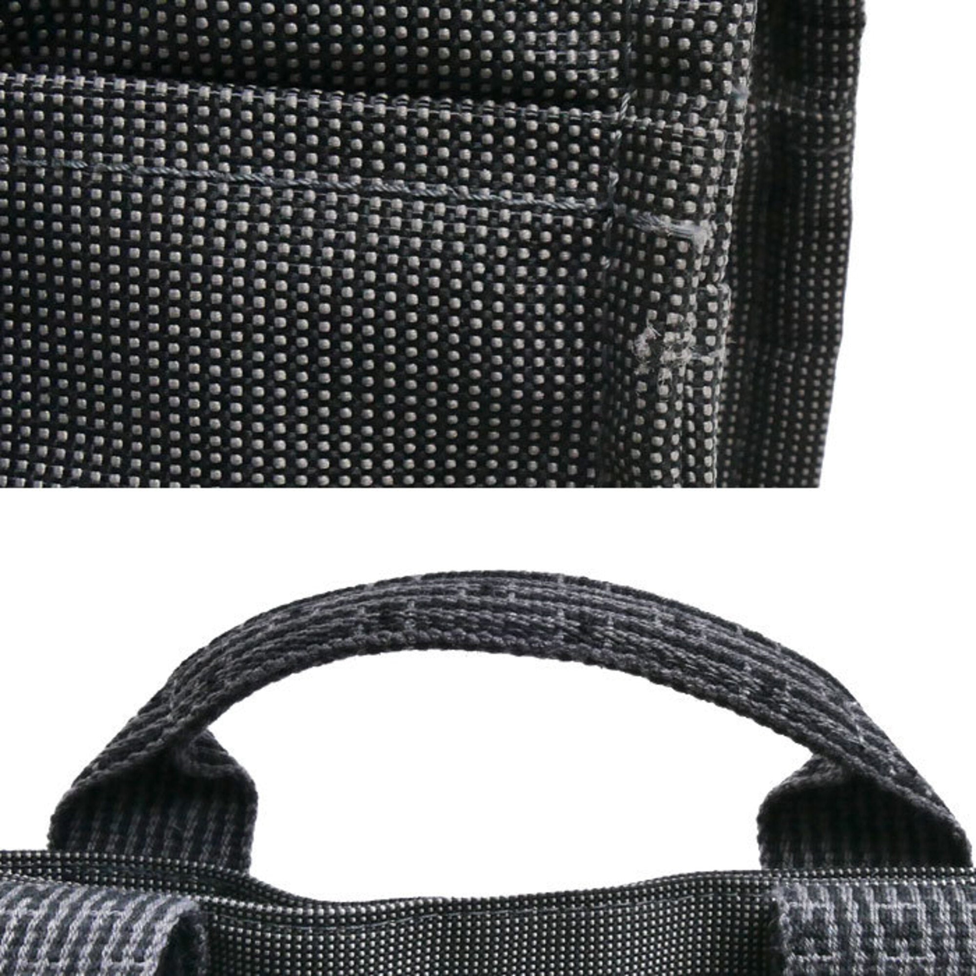 Hermes Gray Nylon Backpack (Pre-Owned)