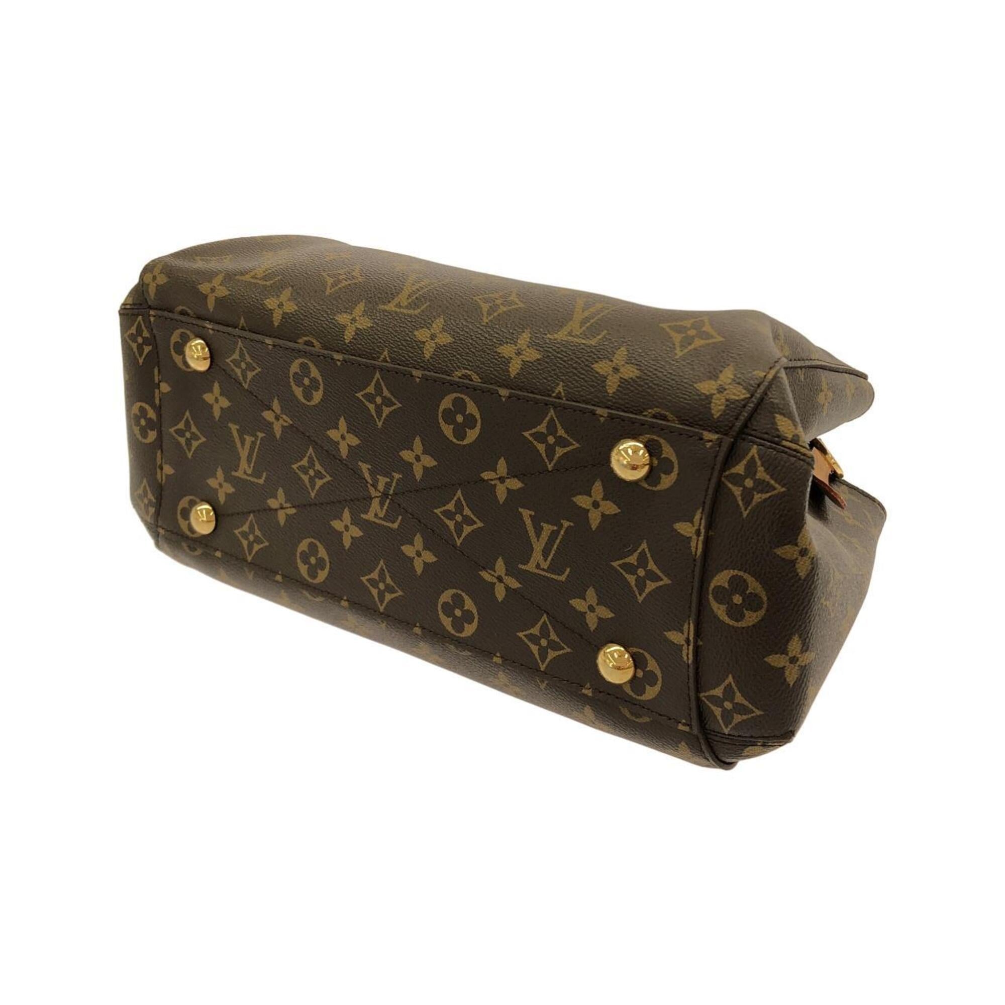Louis Vuitton Monogram Marron Coated Canvas Handbag (Pre-Owned)
