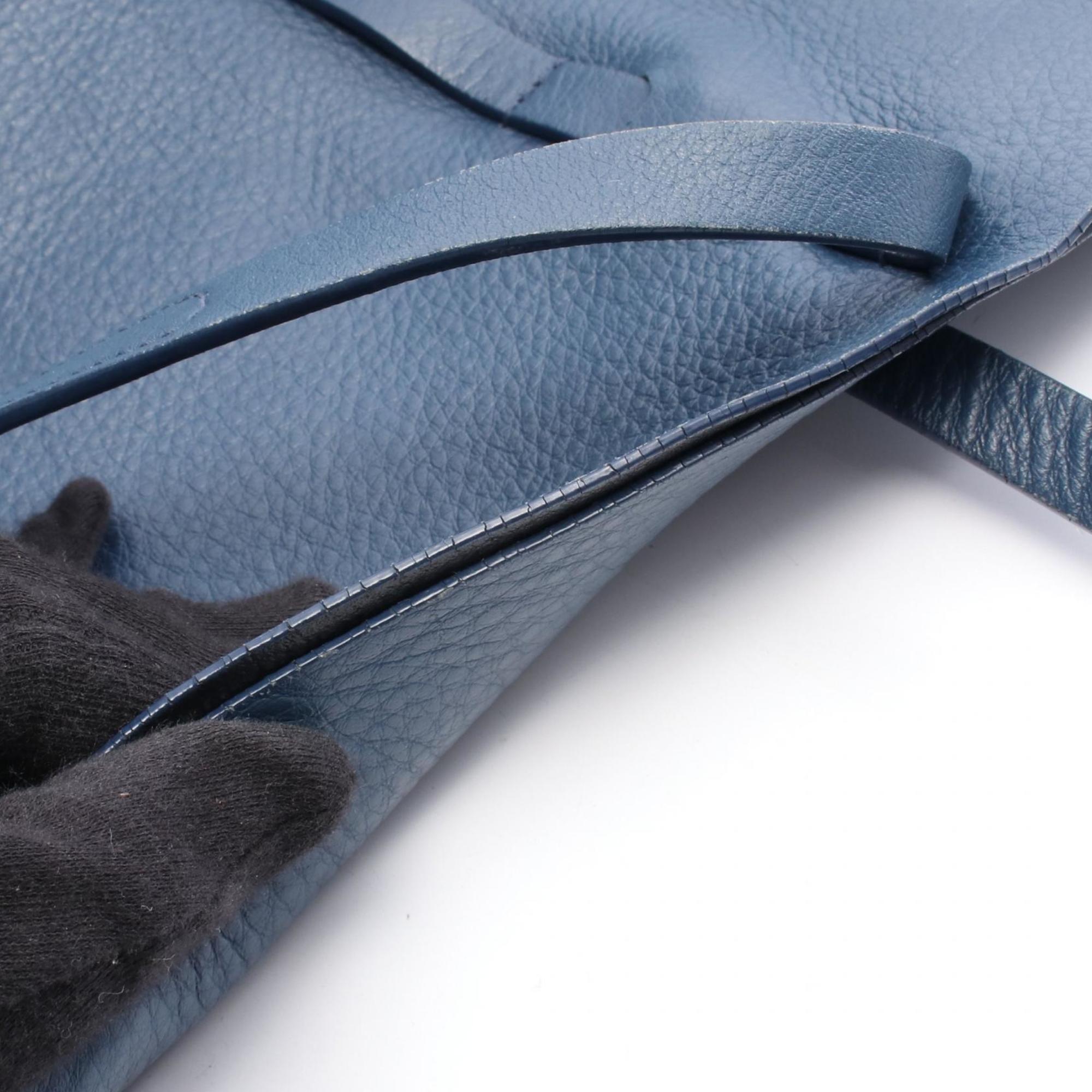 Balenciaga Blue Leather Tote Bag (Pre-Owned)