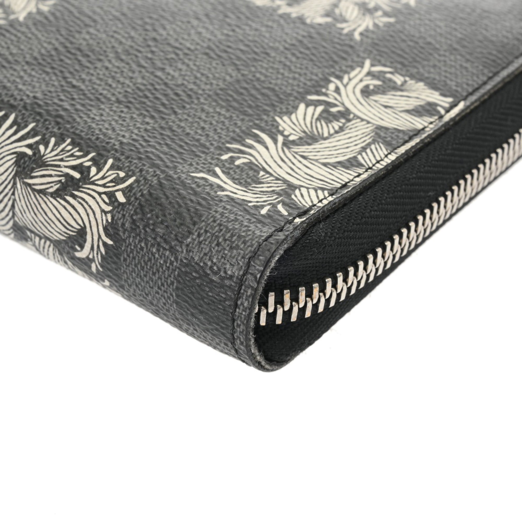Louis Vuitton Black Damier Graphite Long Wallet (Bi-Fold) (Pre-Owned)