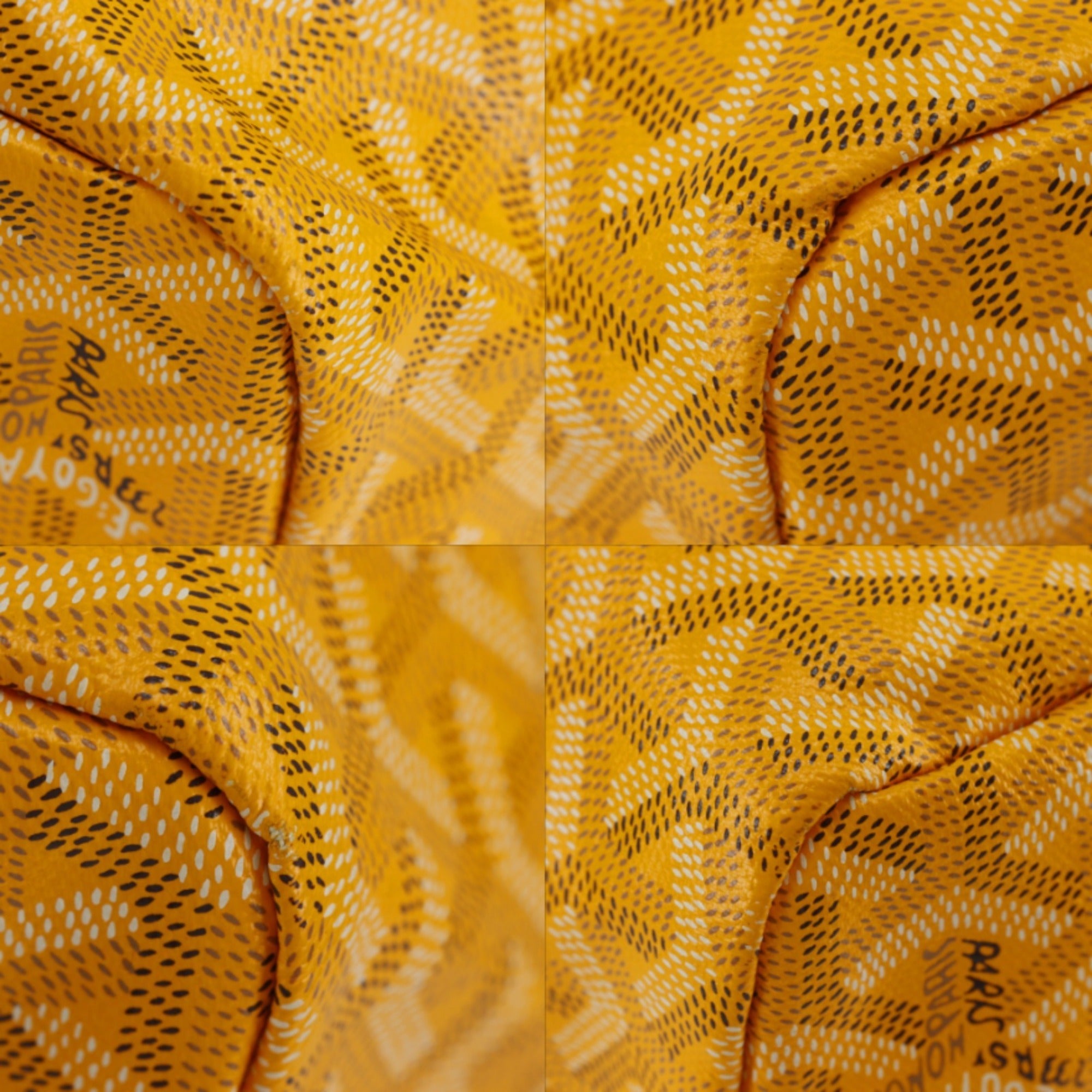 Goyard Saint Louis Yellow Pvc Tote Bag (Pre-Owned)