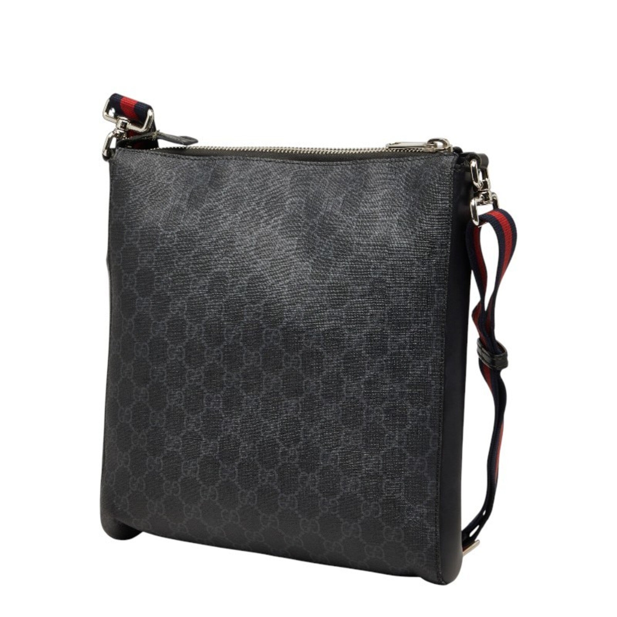 Gucci Black Pvc Leather Shoulder Bag (Pre-Owned)