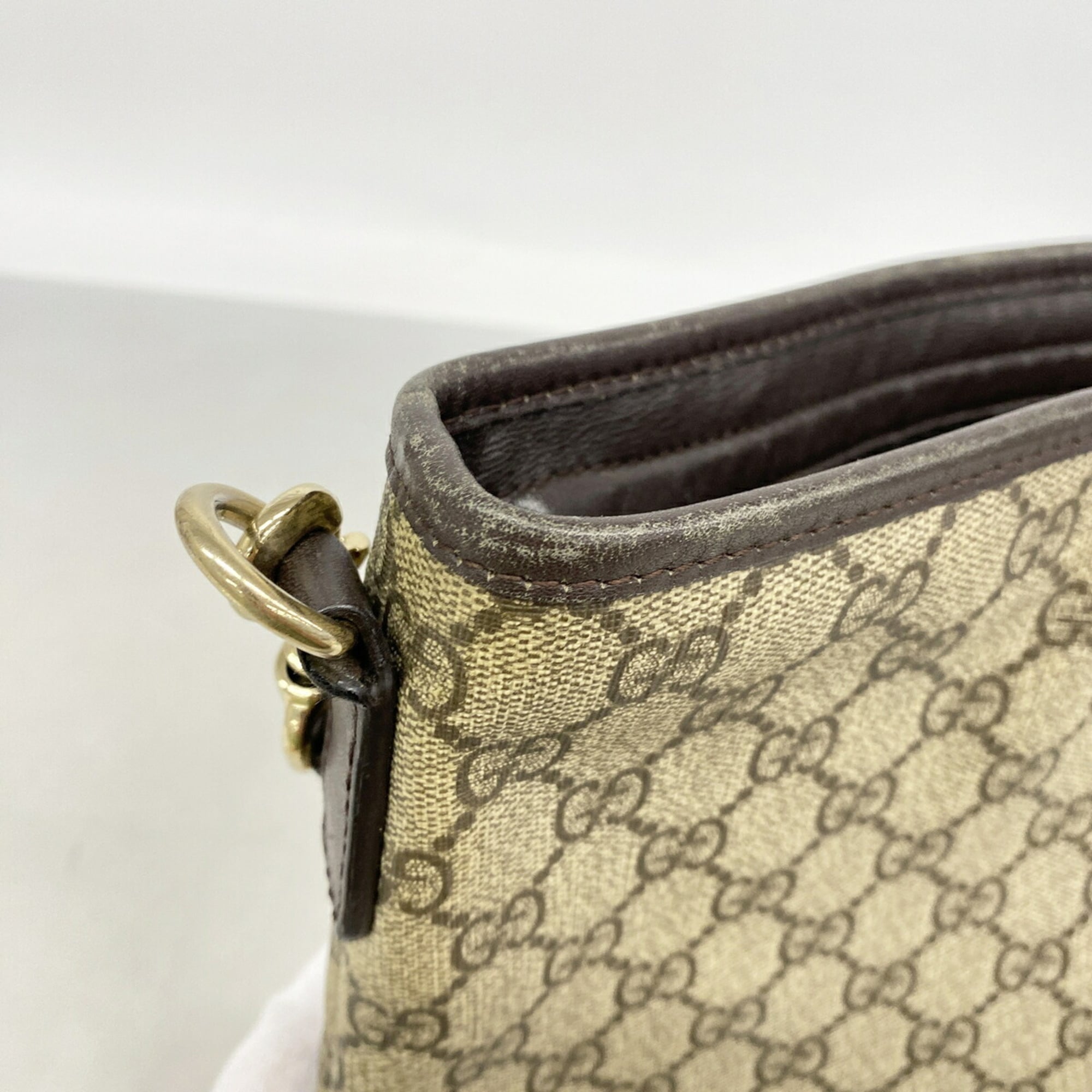 Gucci Brown Pvc Shoulder Bag (Pre-Owned)