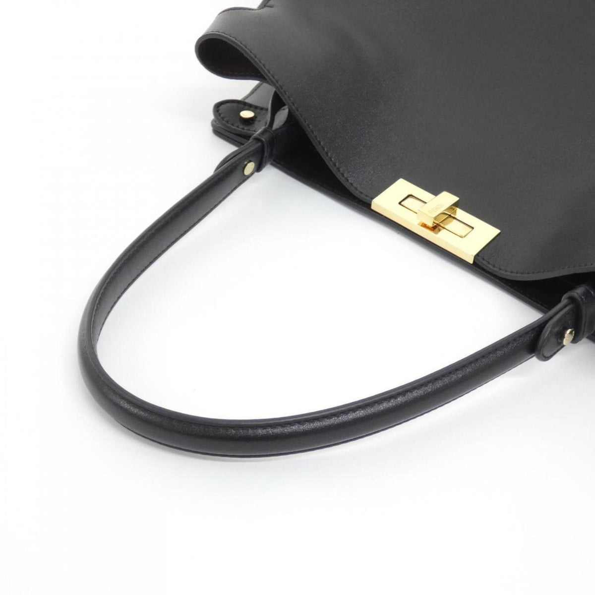 Fendi Black Chocolate Leather Shoulder Bag (Pre-Owned)
