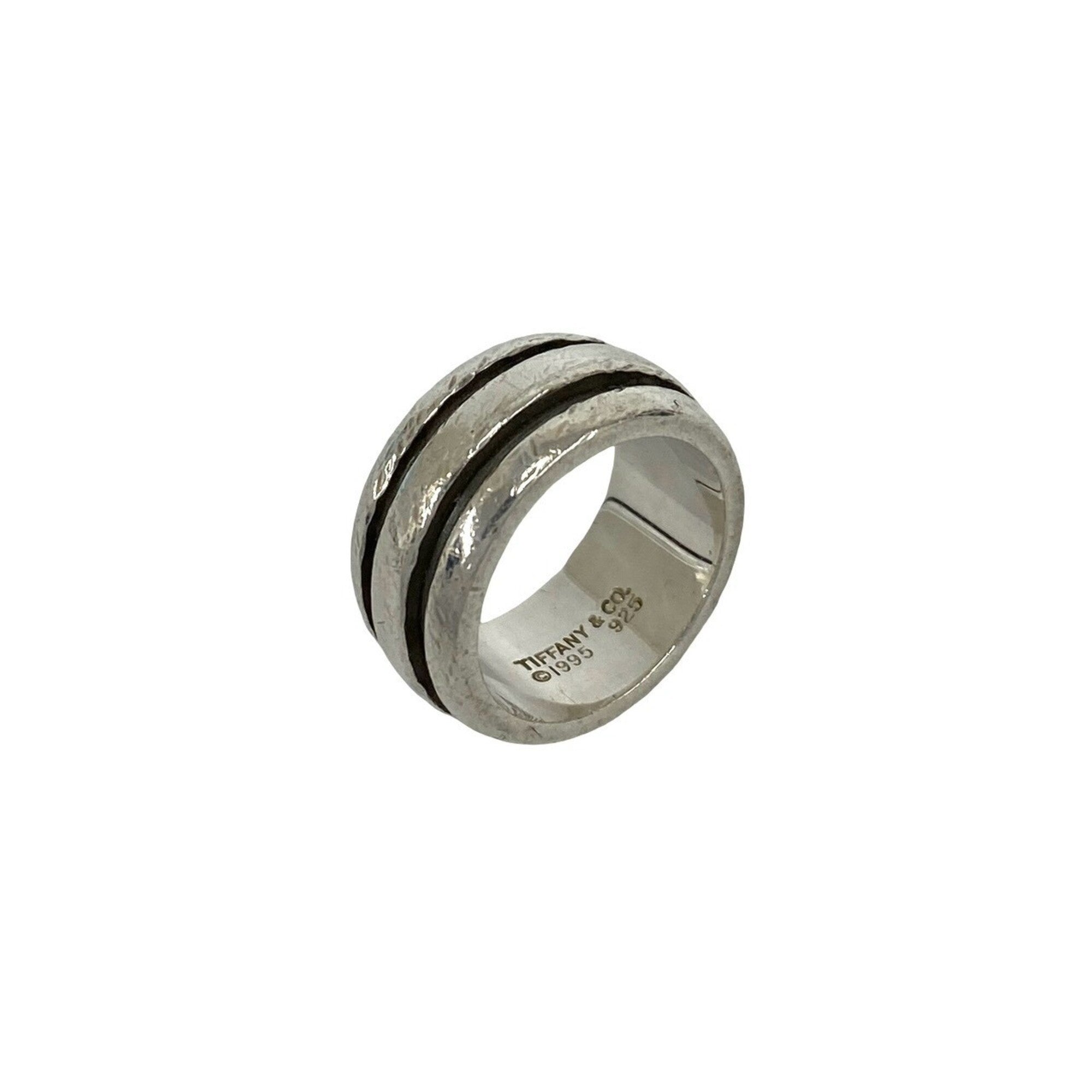 Tiffany Silver Silver 925 Band Ring (Pre-Owned)