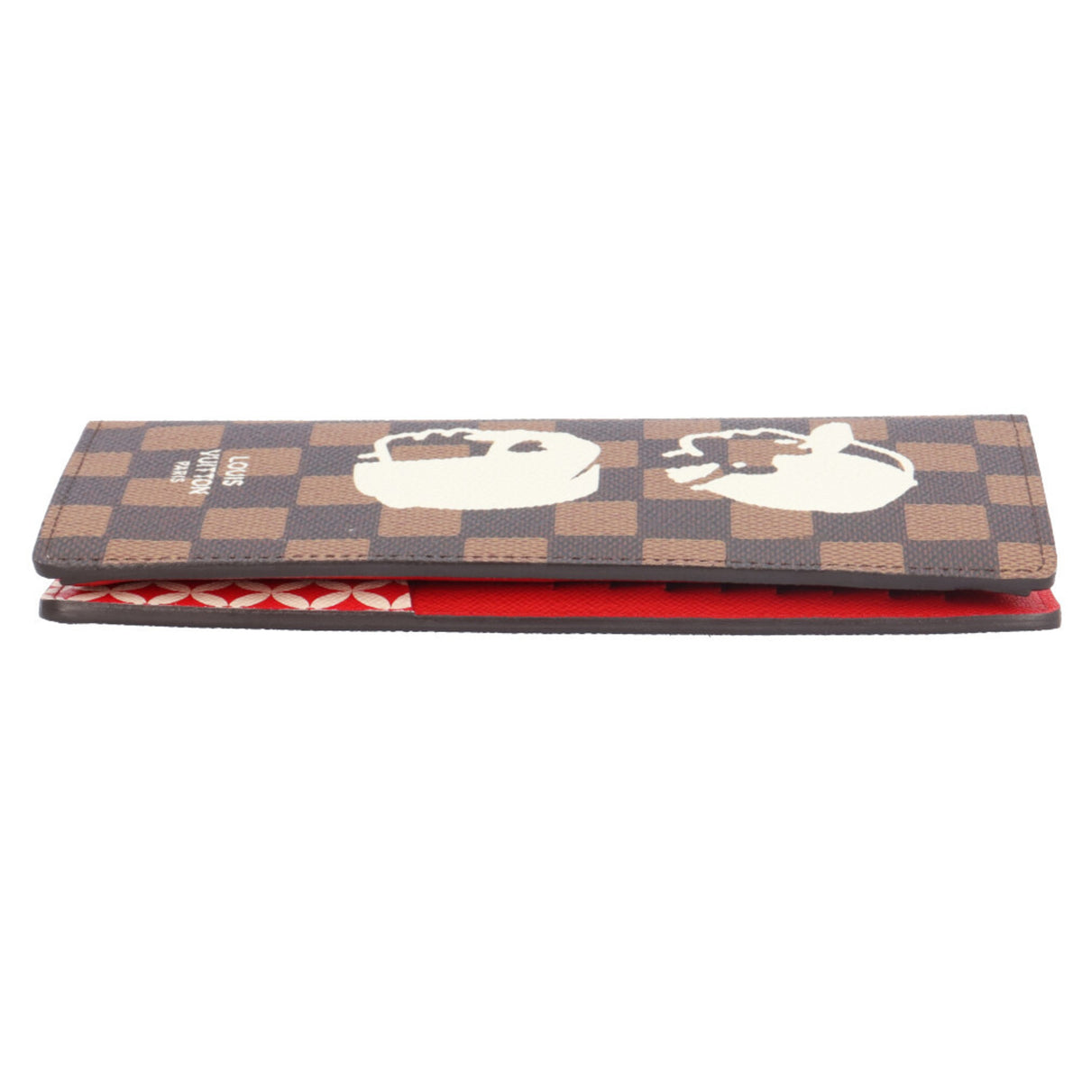 Louis Vuitton Brown Damier Canvas Long Wallet (Bi-Fold) (Pre-Owned)