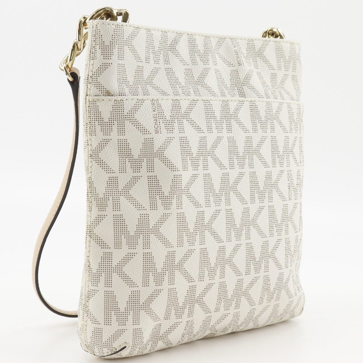 Michael Kors Off-White White Pvc Shoulder Bag (Pre-Owned)