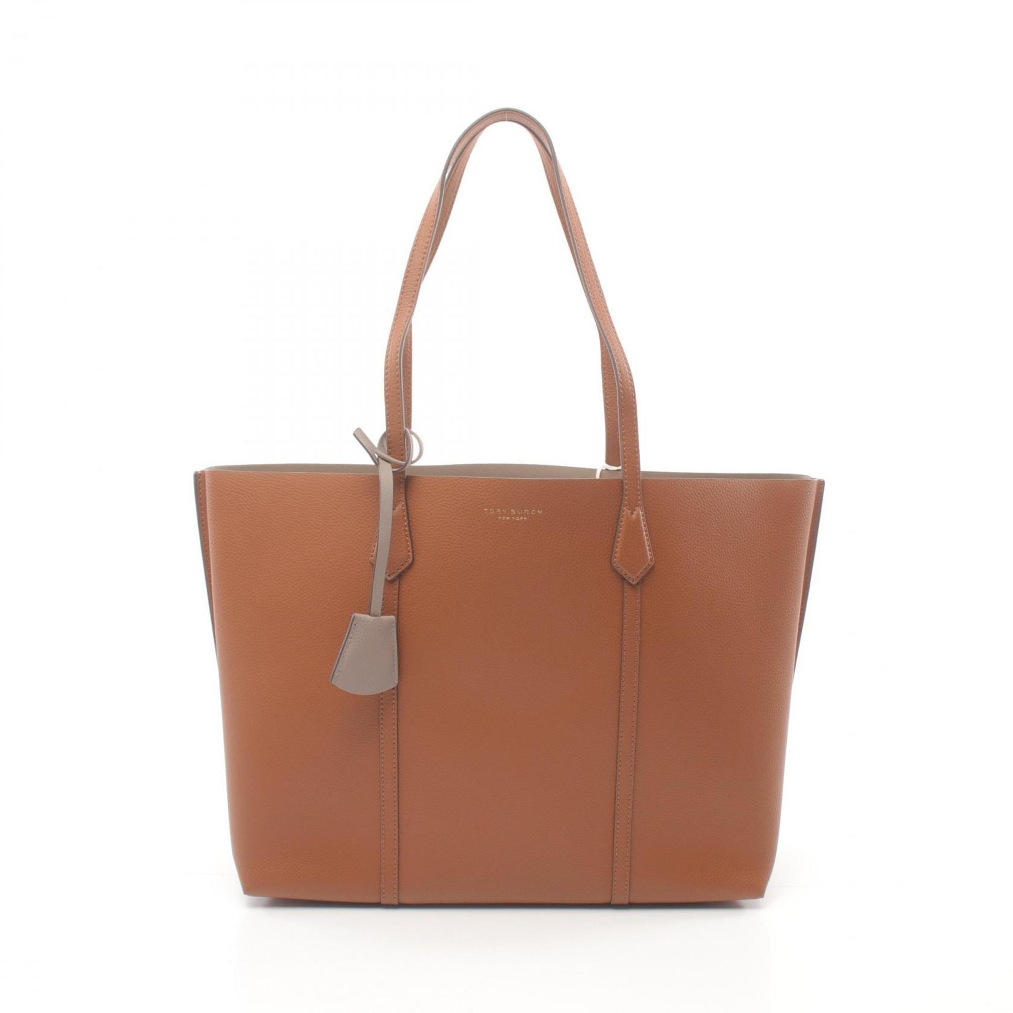 Tory Burch Brown Leather Tote Bag