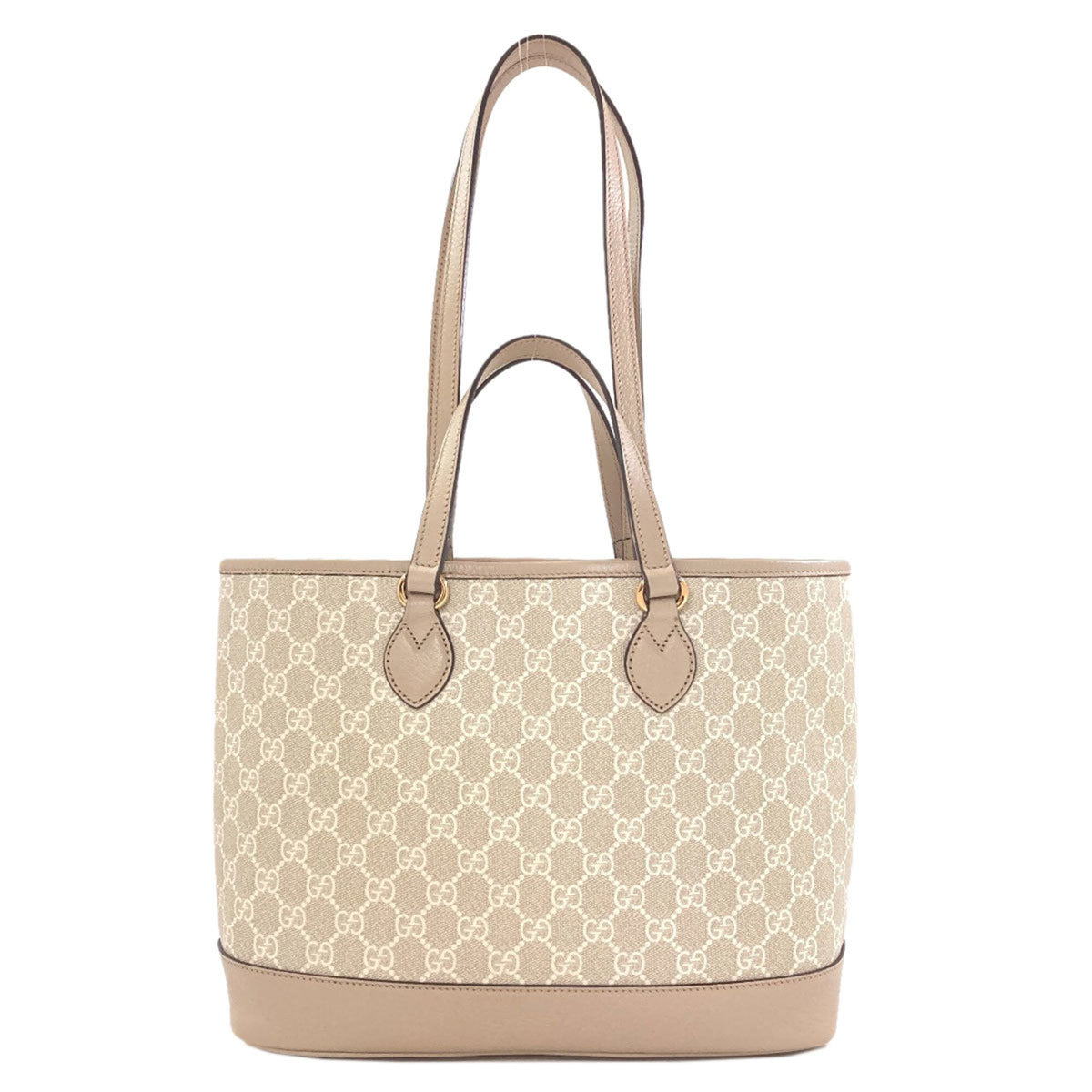 Gucci Beige Pvc Tote Bag (Pre-Owned)