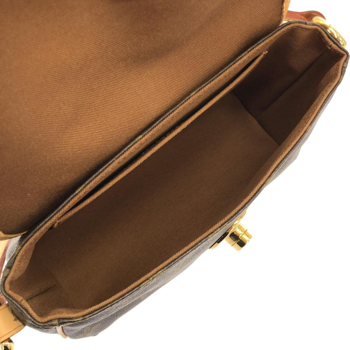 Louis Vuitton Brown Coated Canvas Shoulder Bag (Pre-Owned)