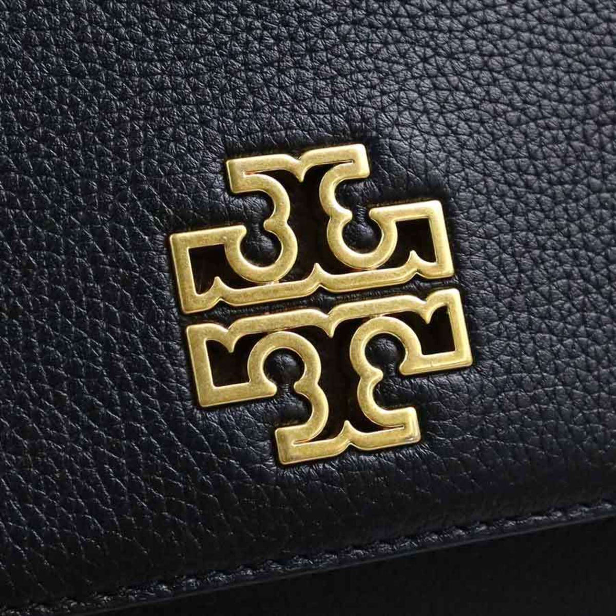 Tory Burch Black Leather Shoulder Bag (Pre-Owned)