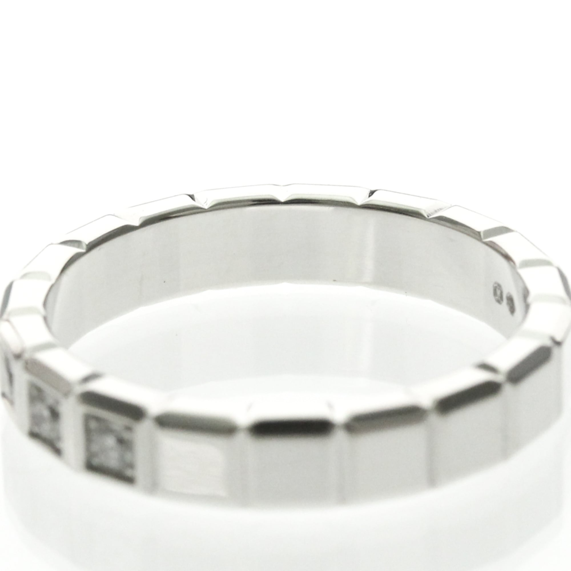Chopard Ice Cube Pure Pendant Necklace 18K White Gold And Diamonds Silver White_Gold Ring Jewelry (Pre-Owned)