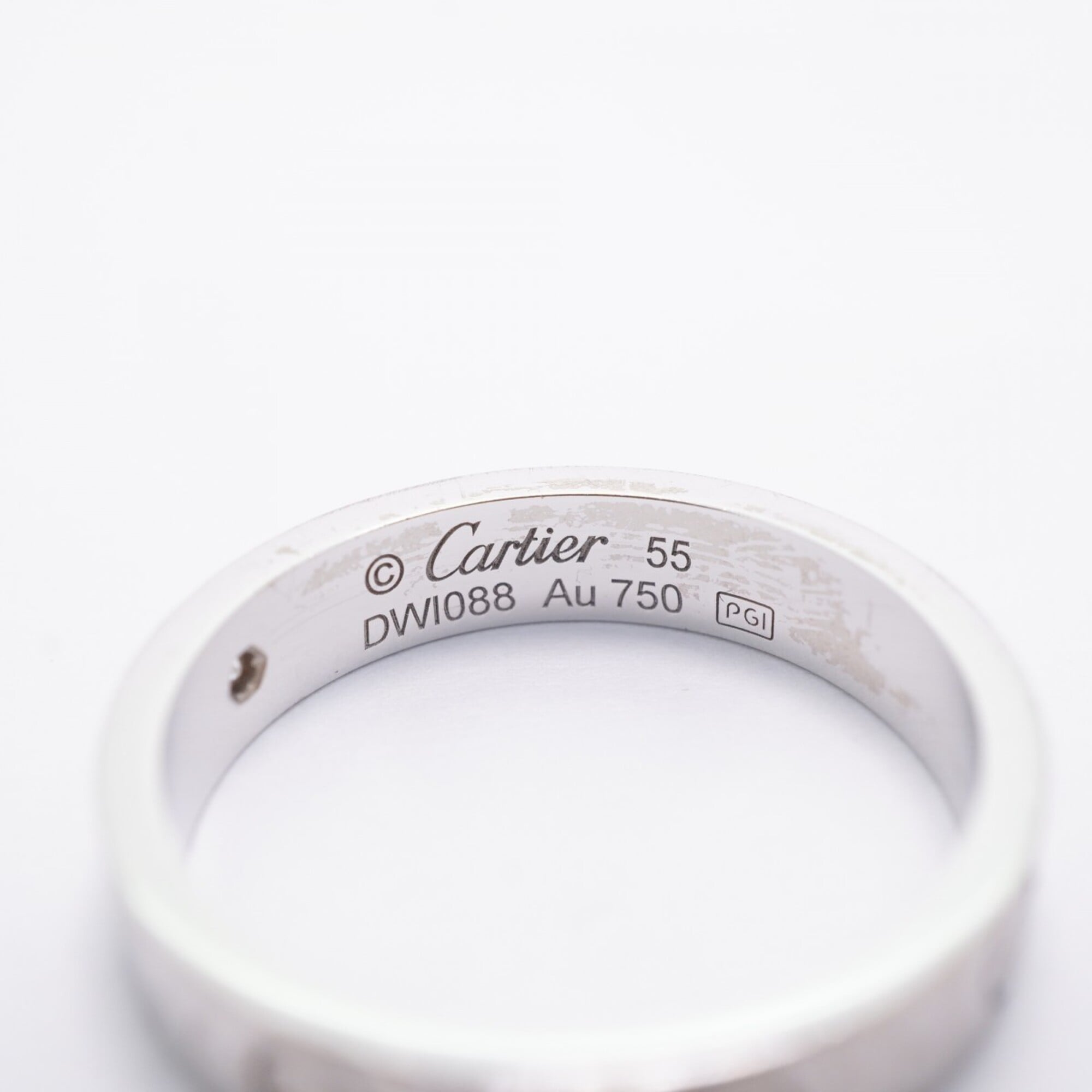 Cartier White Gold (18K) Band Ring (Pre-Owned)