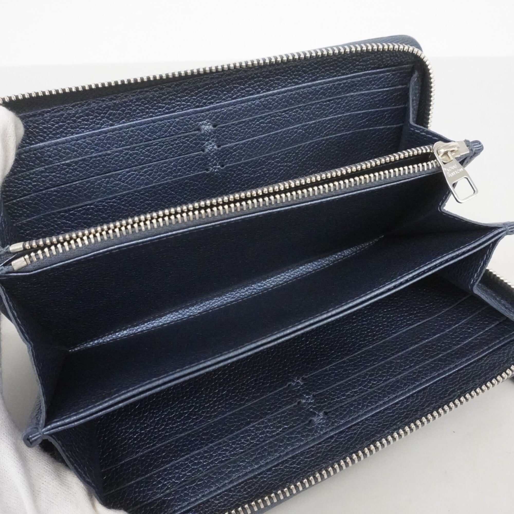 Louis Vuitton Metallic Blue Long Wallet (Bi-Fold) (Pre-Owned)