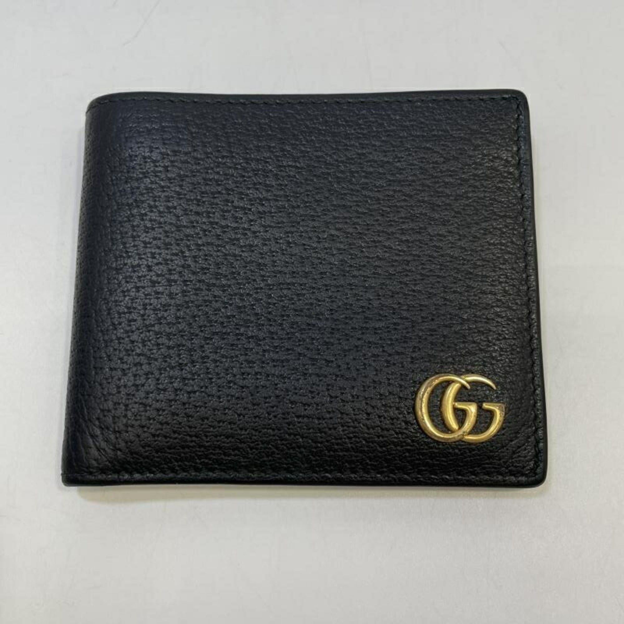 Gucci Black Leather Wallet (Bi-Fold) (Pre-Owned)