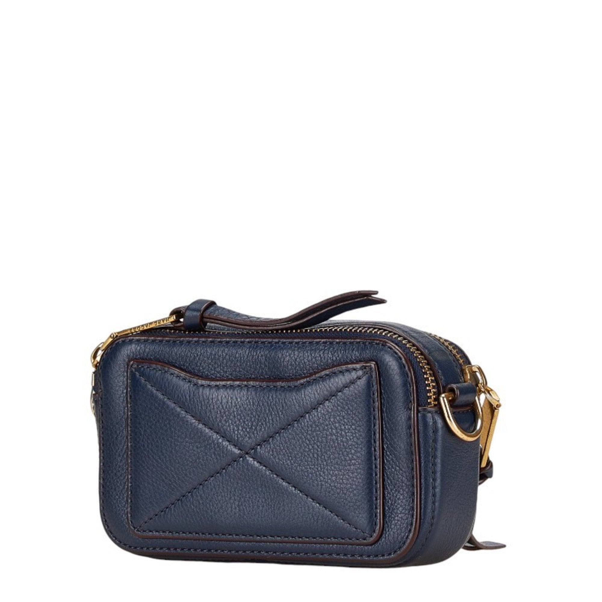 Marc Jacobs Navy Leather Shoulder Bag (Pre-Owned)