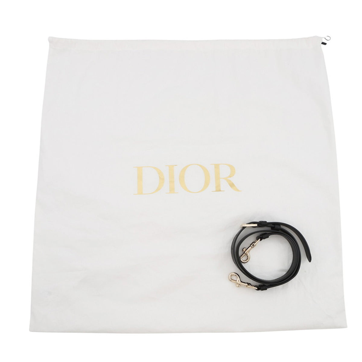 Christian Dior Black Leather Handbag Tote Bag (Pre-Owned)
