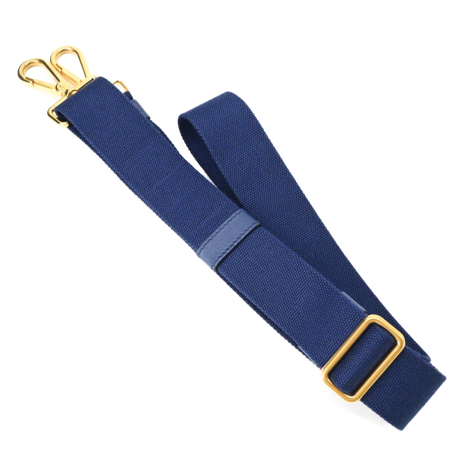 Prada Canapa Blue Canapa Handbag Tote Bag (Pre-Owned)