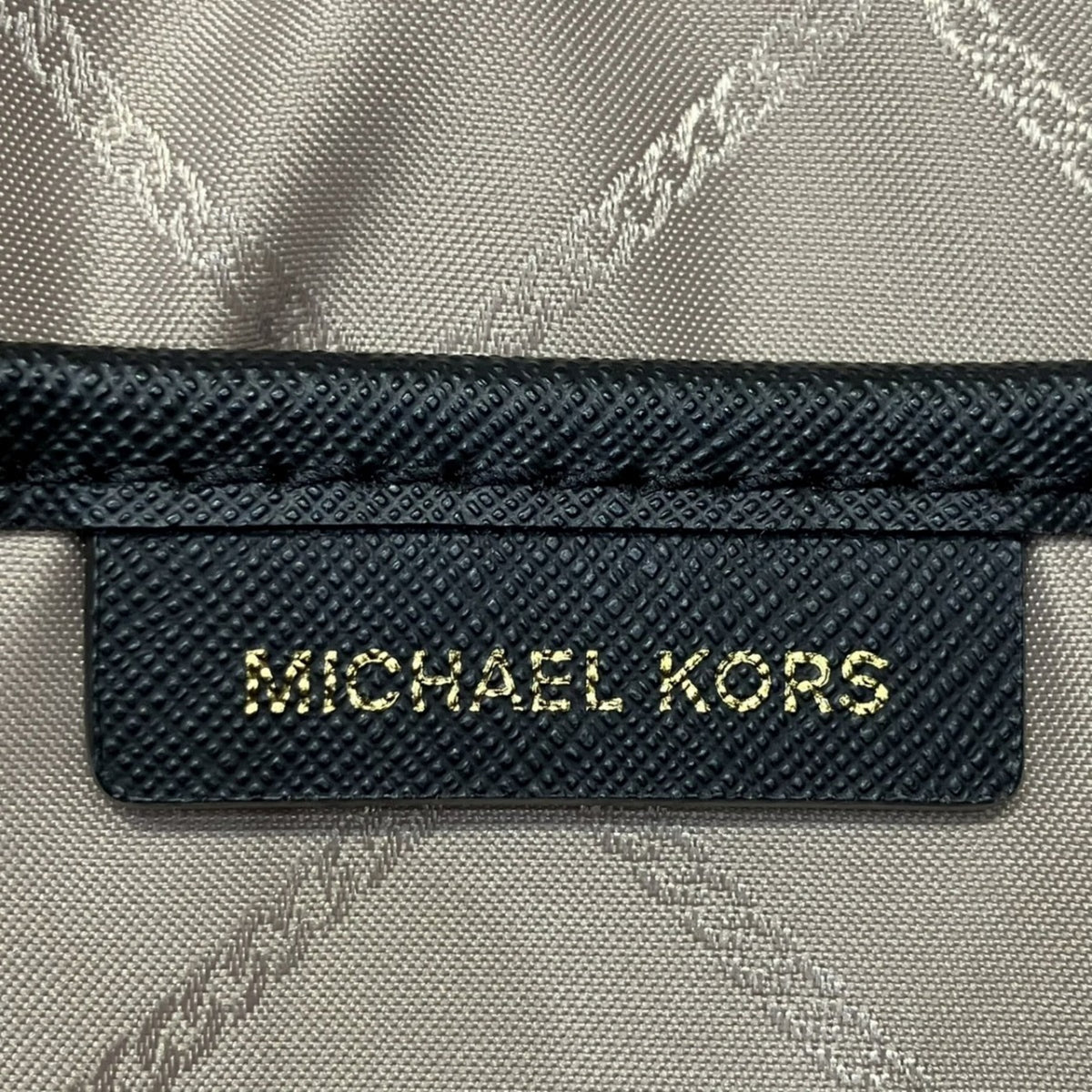 Michael Kors Navy Nylon Leather Shoulder Bag (Pre-Owned)