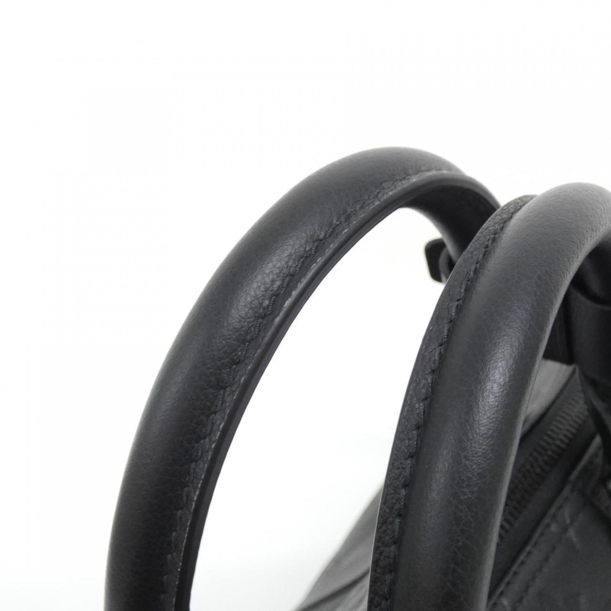 Louis Vuitton Taurillon Black Leather Boston Bag (Pre-Owned)