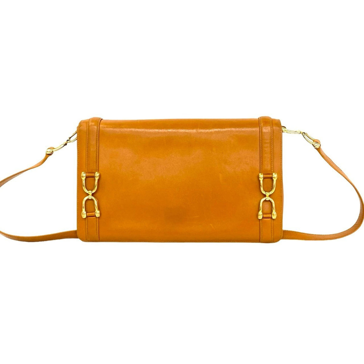 Gucci Brown Leather Shoulder Bag (Pre-Owned)