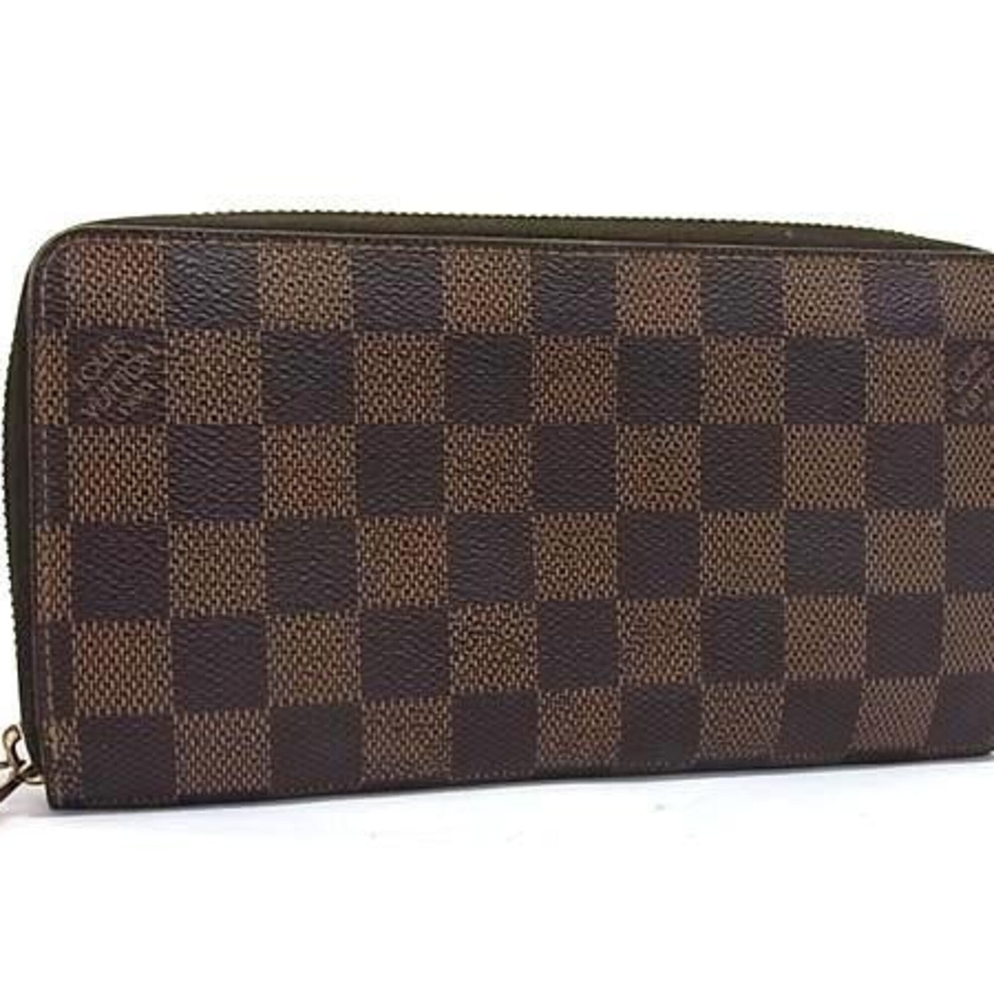 Louis Vuitton Brown Damier Canvas Long Wallet (Bi-Fold) (Pre-Owned)