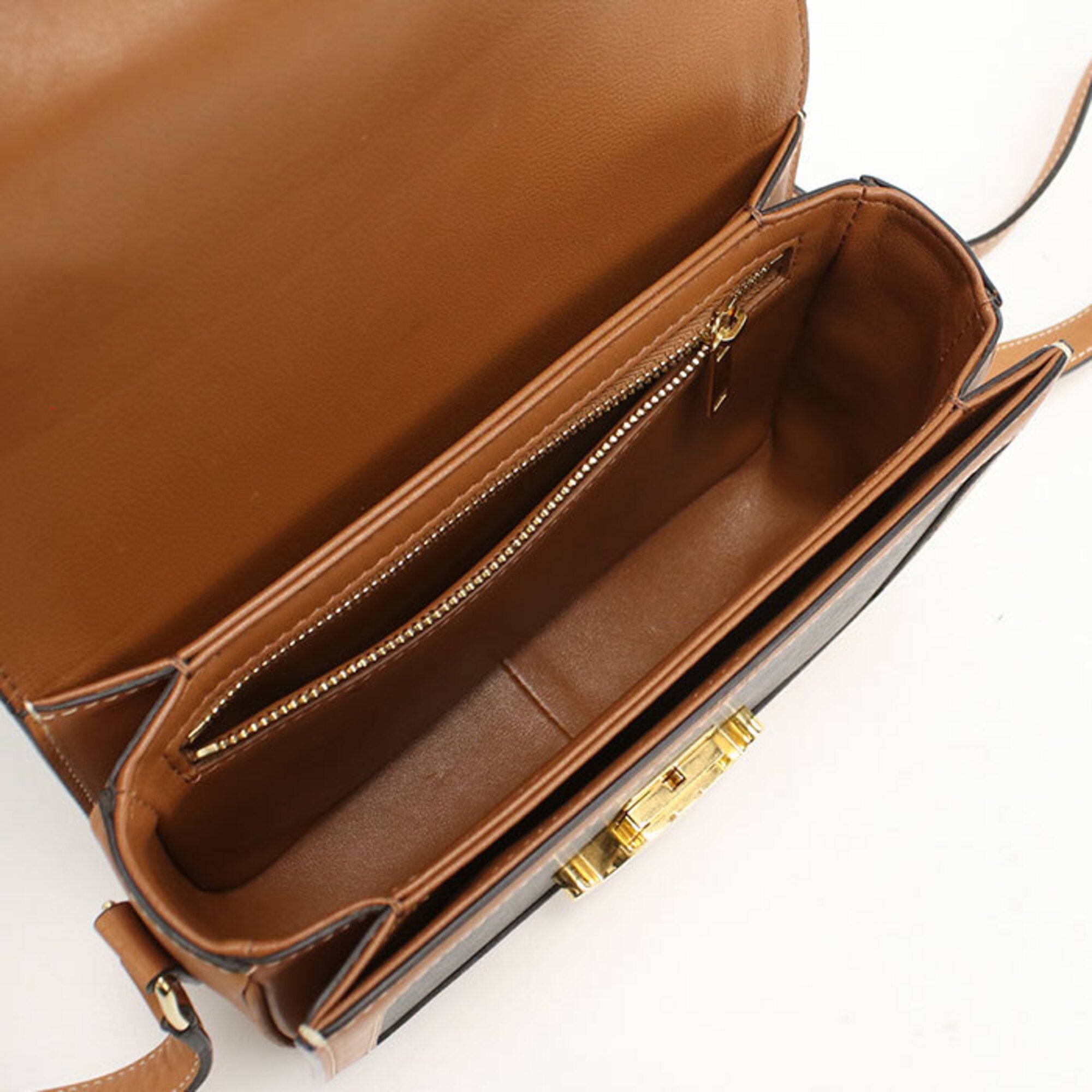 Celine Brown Pvc Leather Shoulder Bag (Pre-Owned)