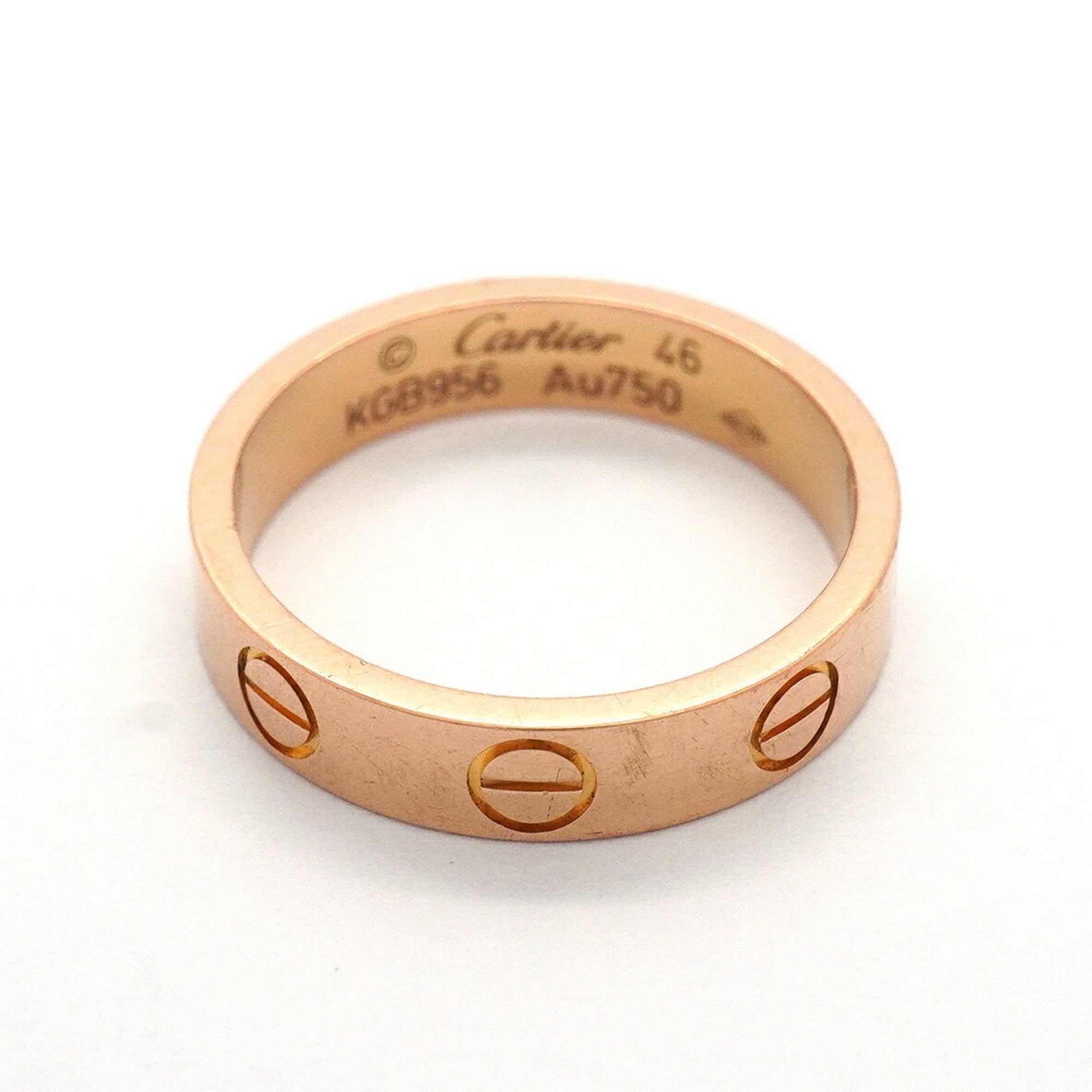 Cartier Pink Gold (18K) Band Ring (Pre-Owned)