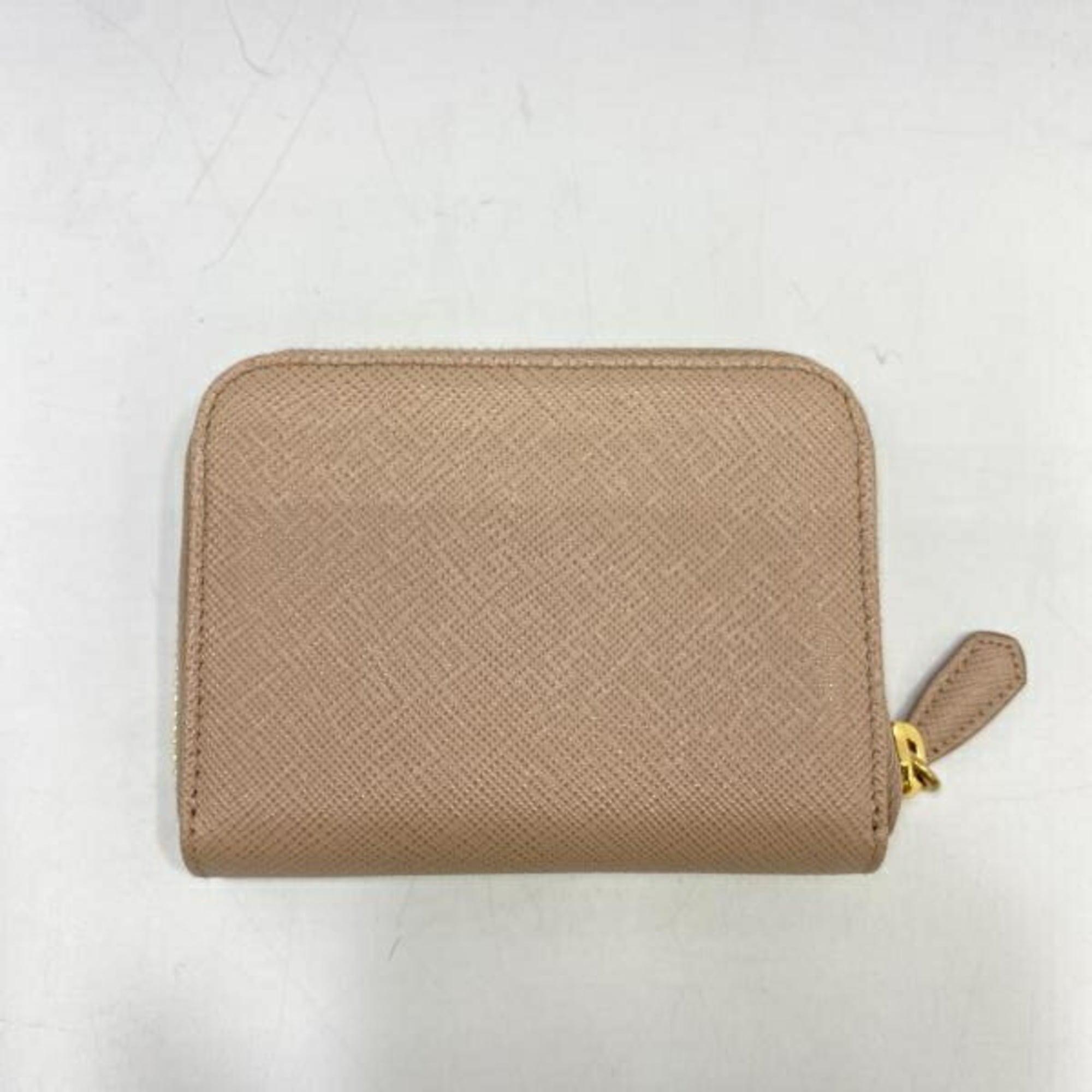 Prada Pink Beige Coin Purse/Coin Case (Pre-Owned)