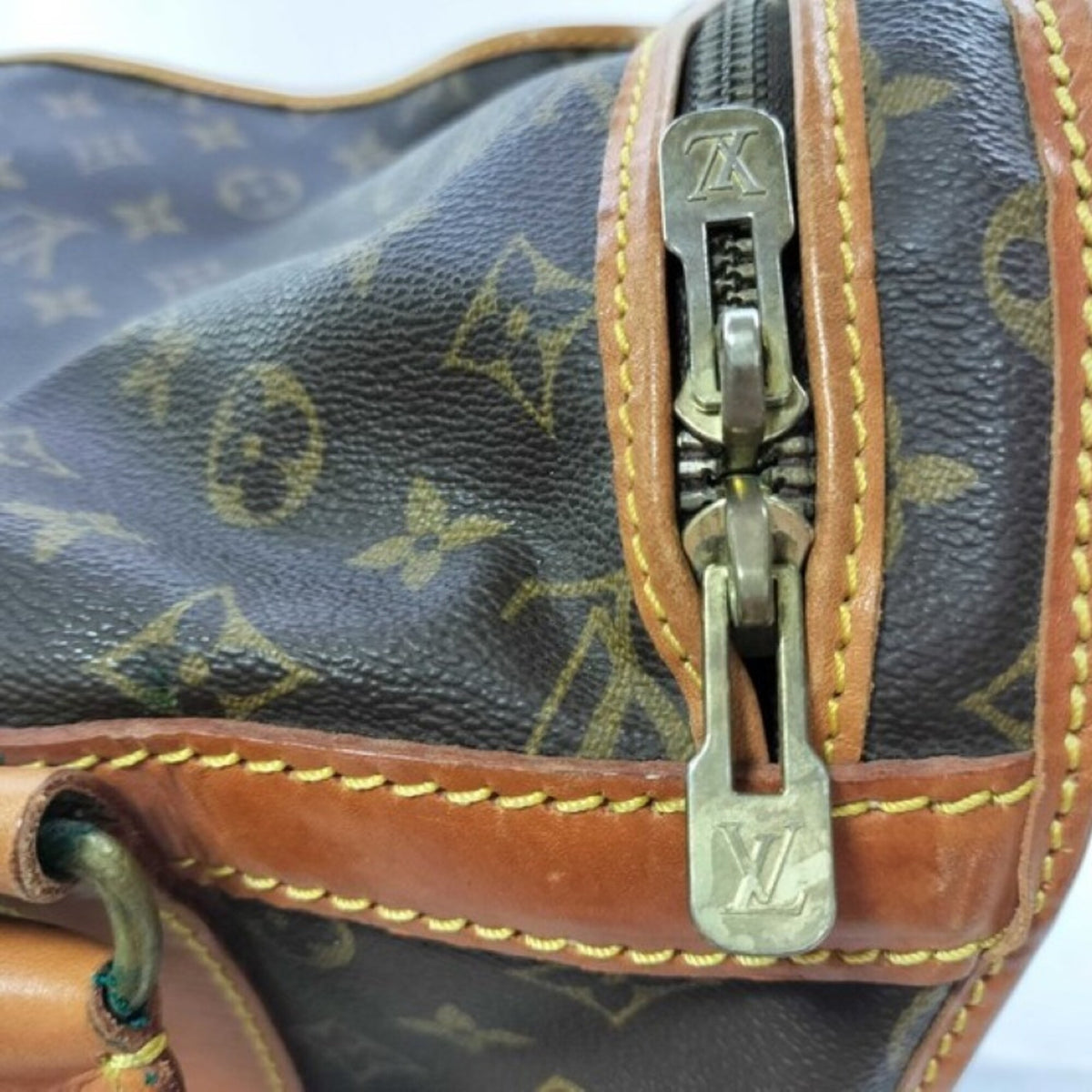 Louis Vuitton Brown Monogram Boston Bag Handbag (Pre-Owned)