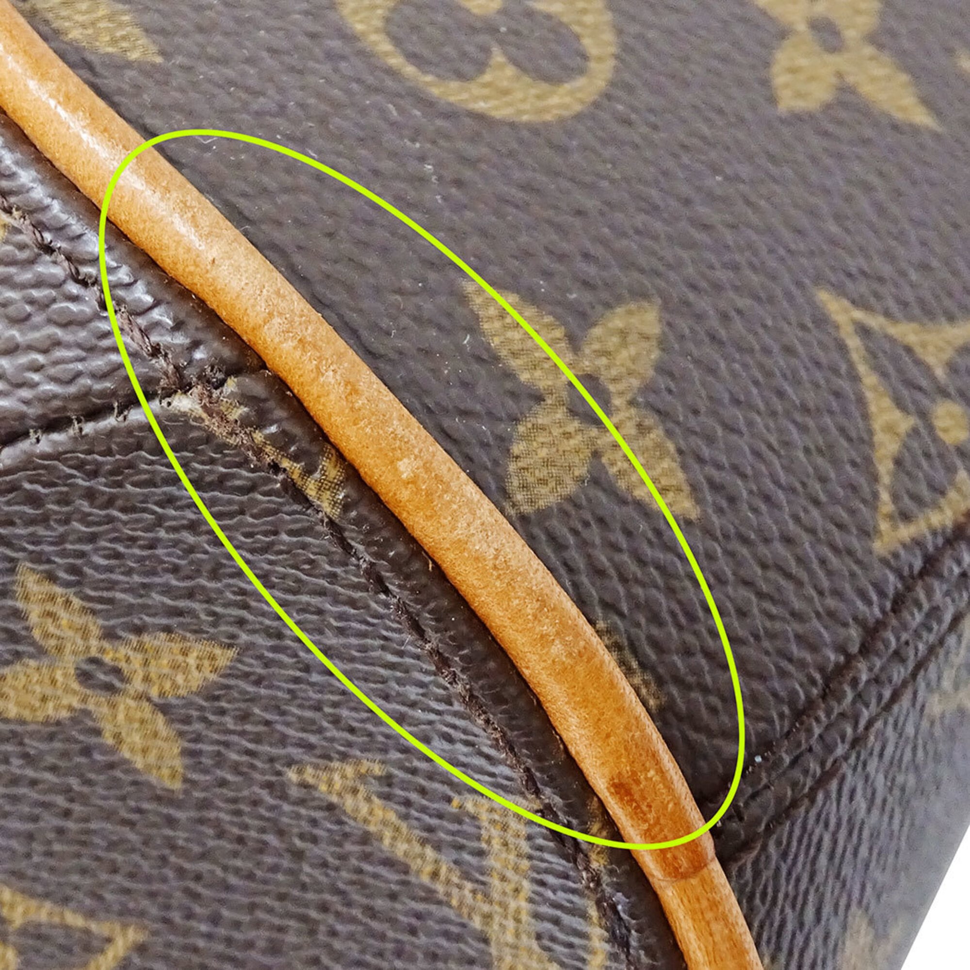 Louis Vuitton Brown Monogram Canvas Handbag (Pre-Owned)