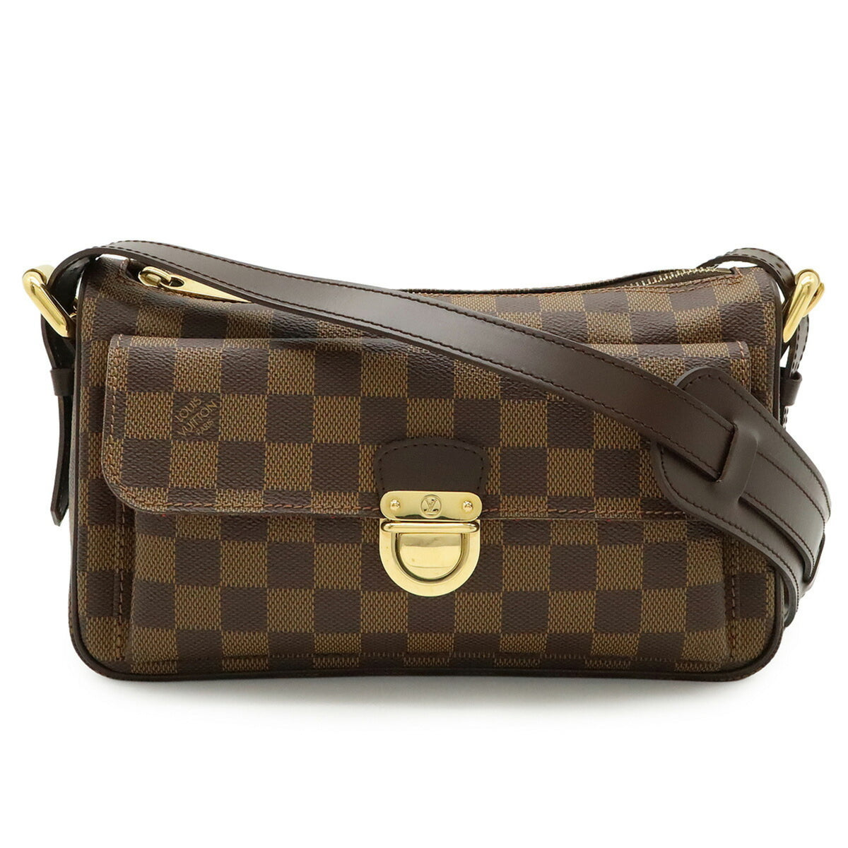 Louis Vuitton Brown Damier Canvas Pvc Shoulder Bag (Pre-Owned)