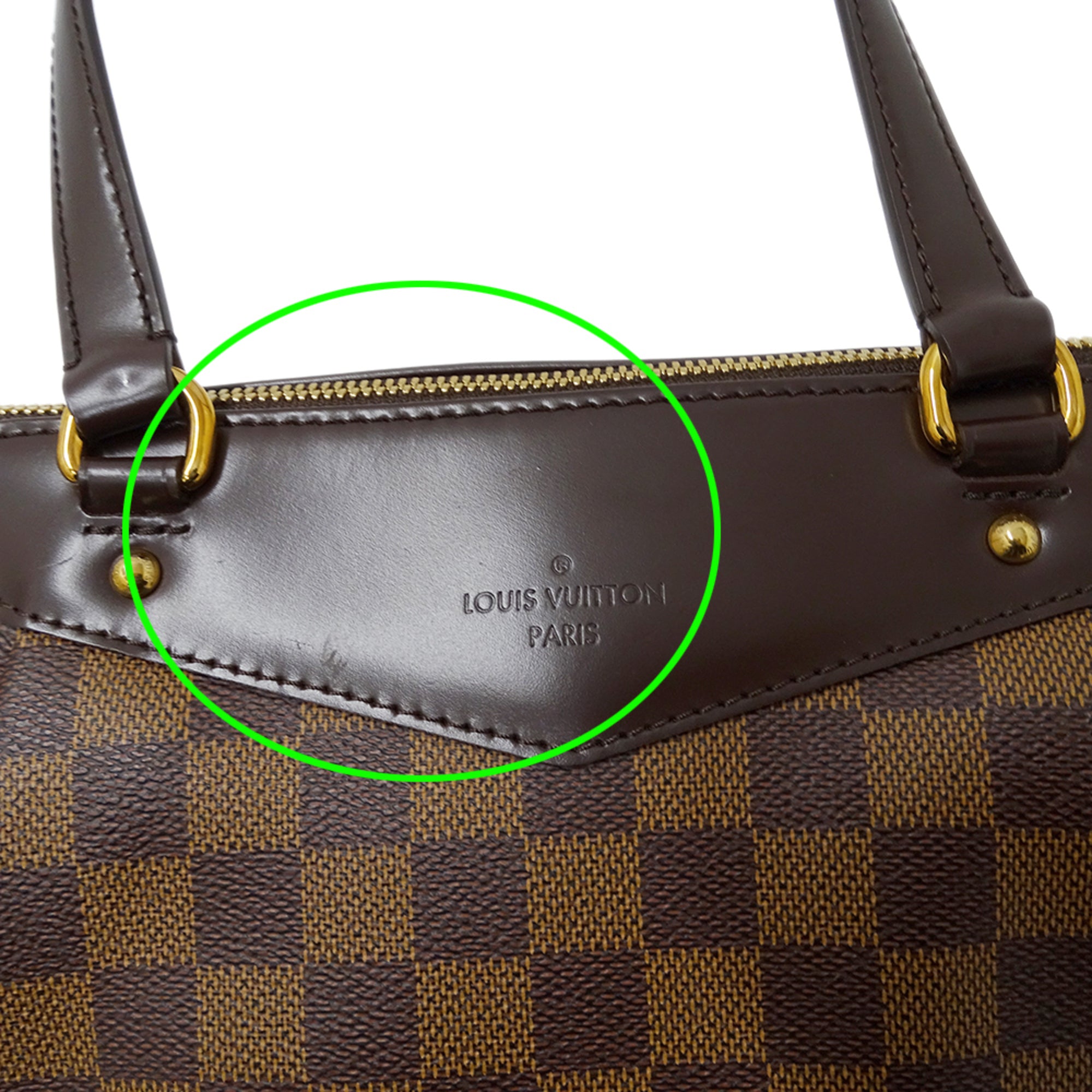 Louis Vuitton Brown Damier Canvas Damier Canvas Handbag Shoulder Bag Tote Bag (Pre-Owned)