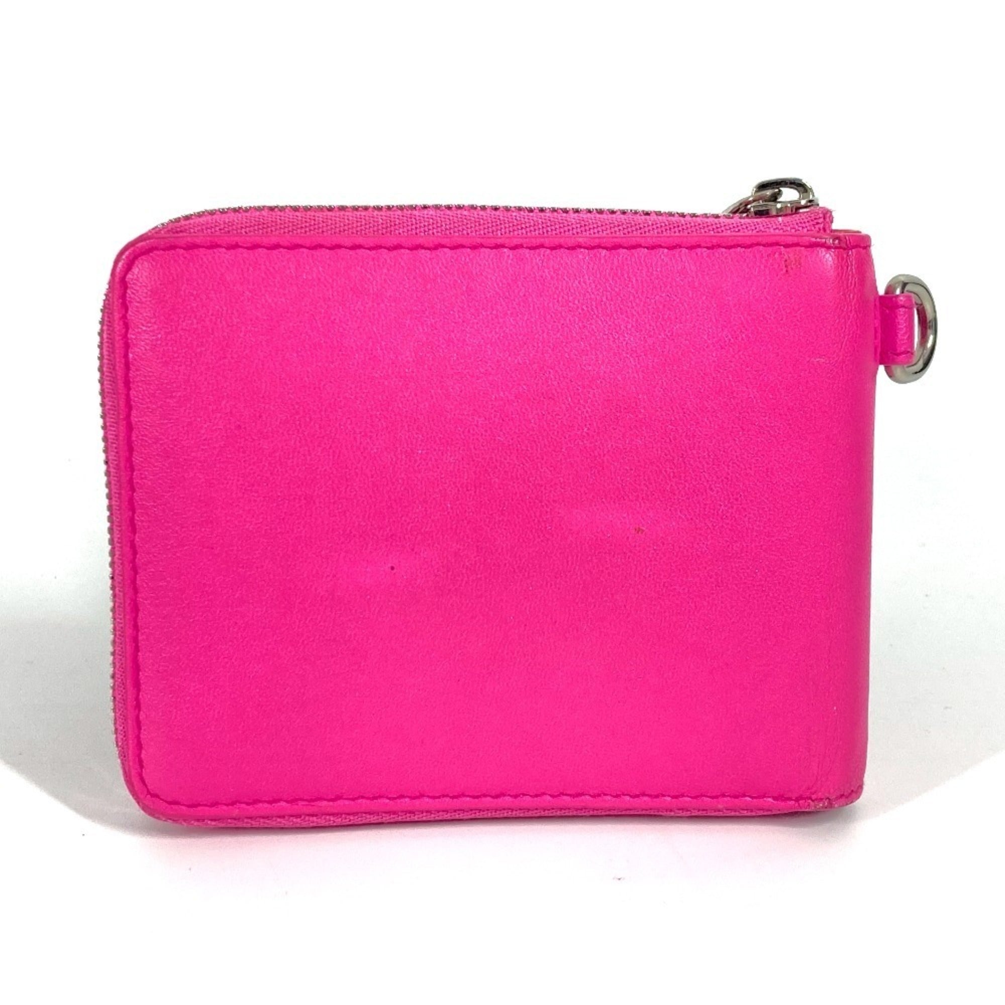 Balenciaga Pink Leather Wallet (Bi-Fold) (Pre-Owned)