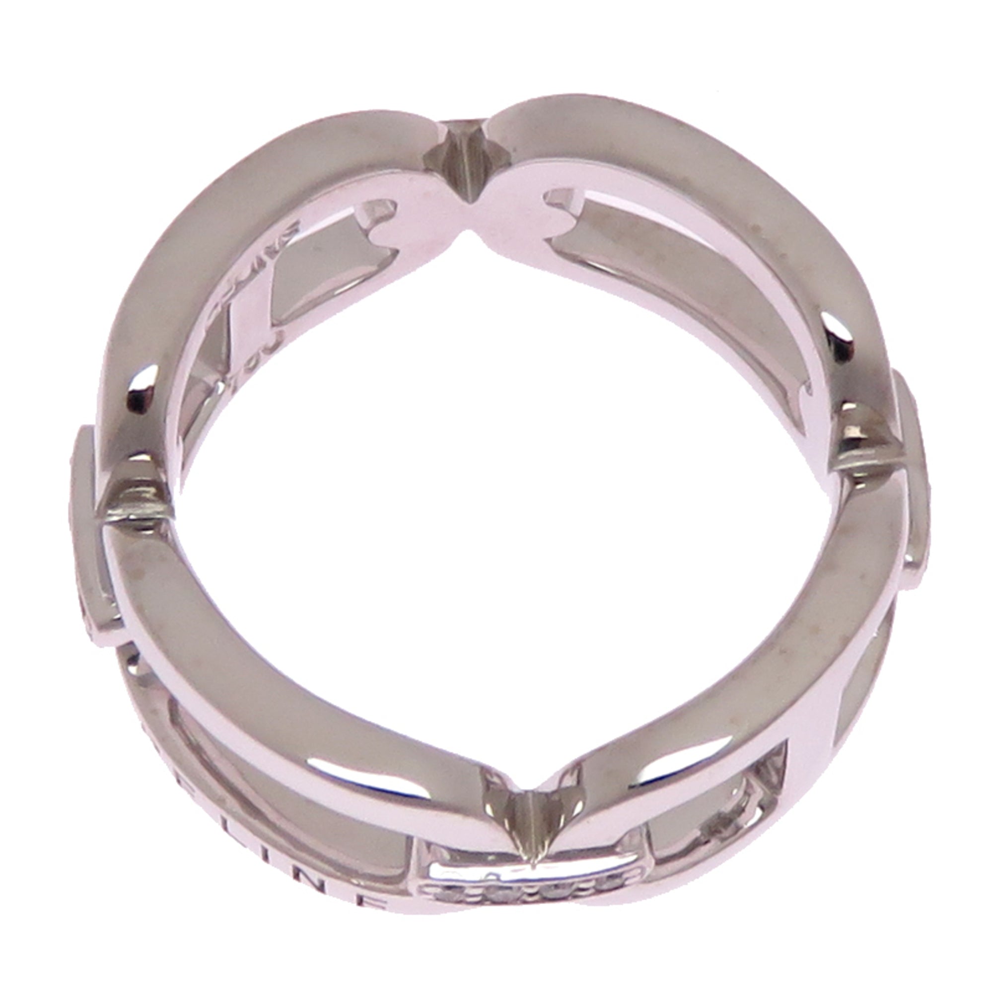 Celine White Gold (18K) Band Ring (Pre-Owned)