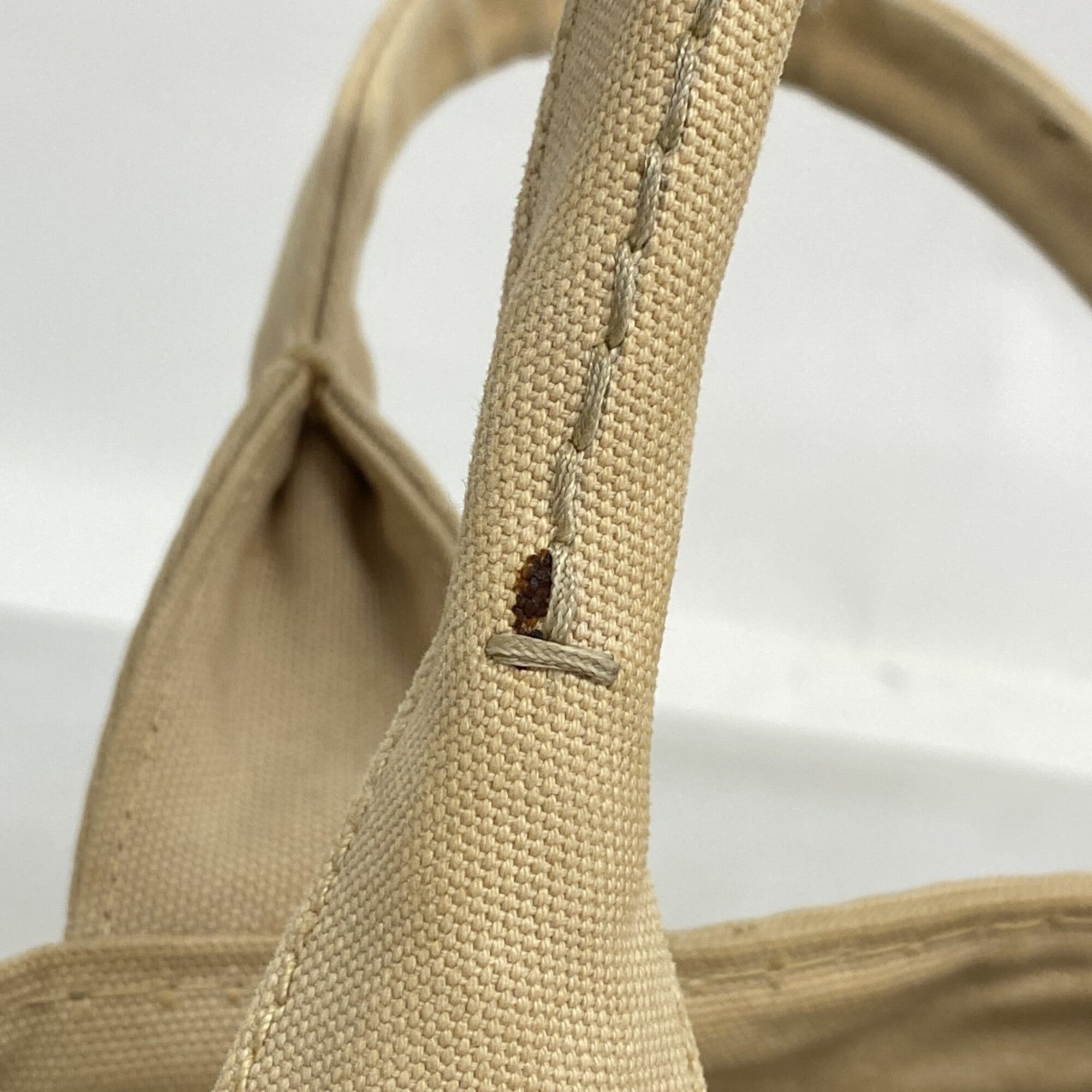 Prada Beige Canvas Tote Bag (Pre-Owned)