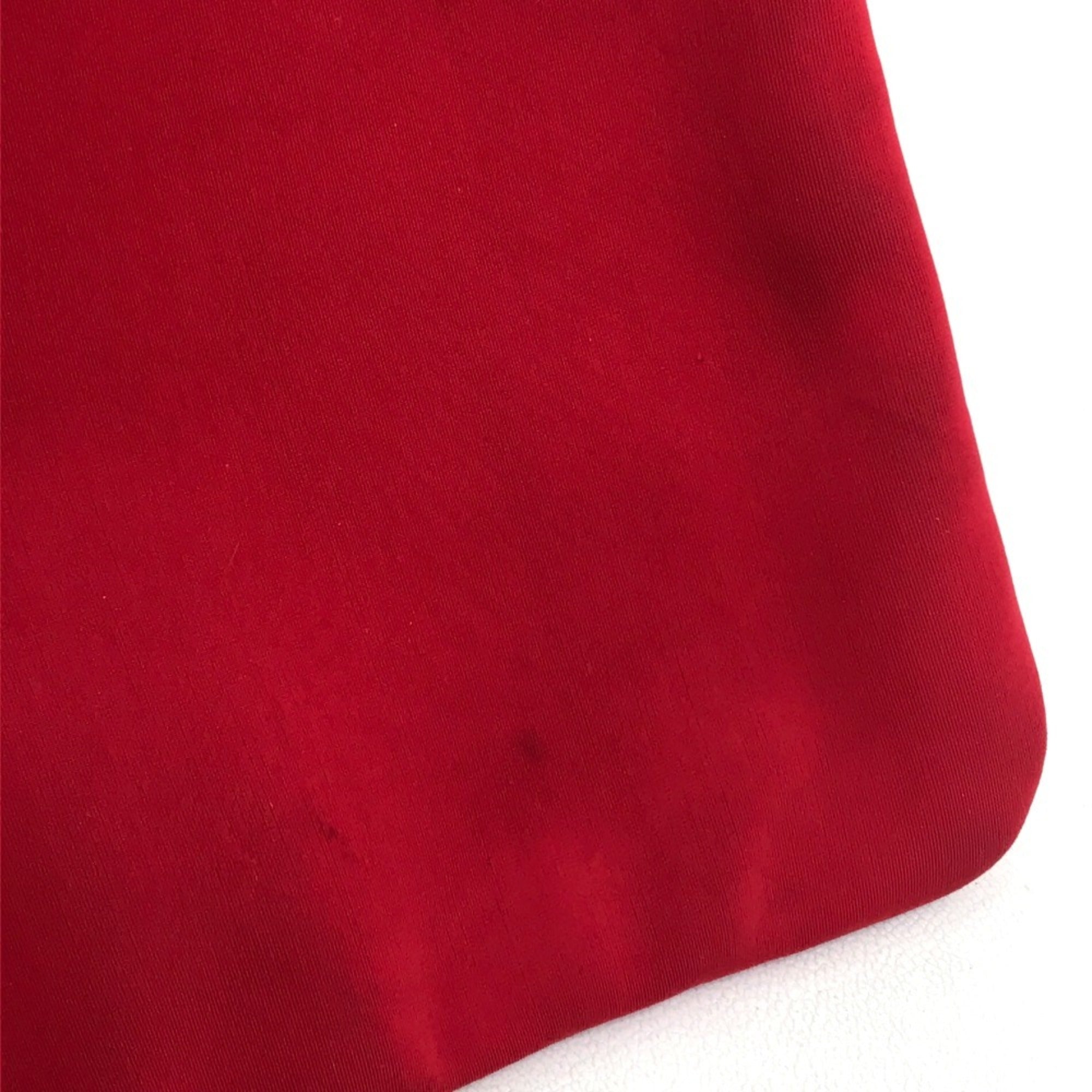 Hermes Red Color Polyamide Clutch Bag Pouch (Pre-Owned)
