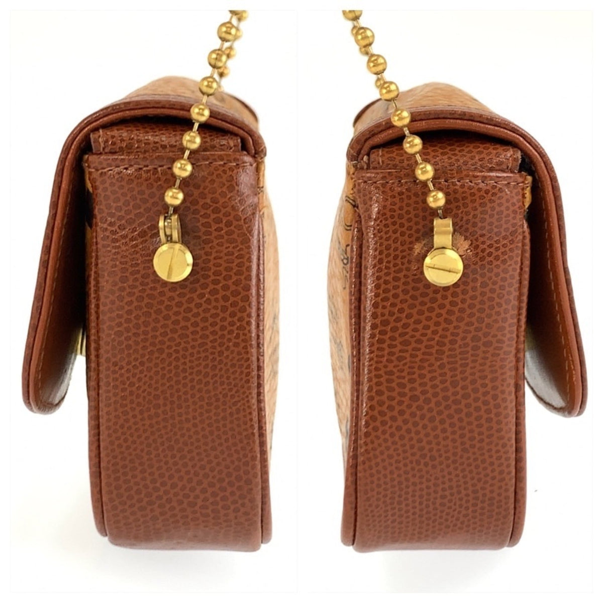Mcm Brown Pvc Pochette Shoulder Bag (Pre-Owned)