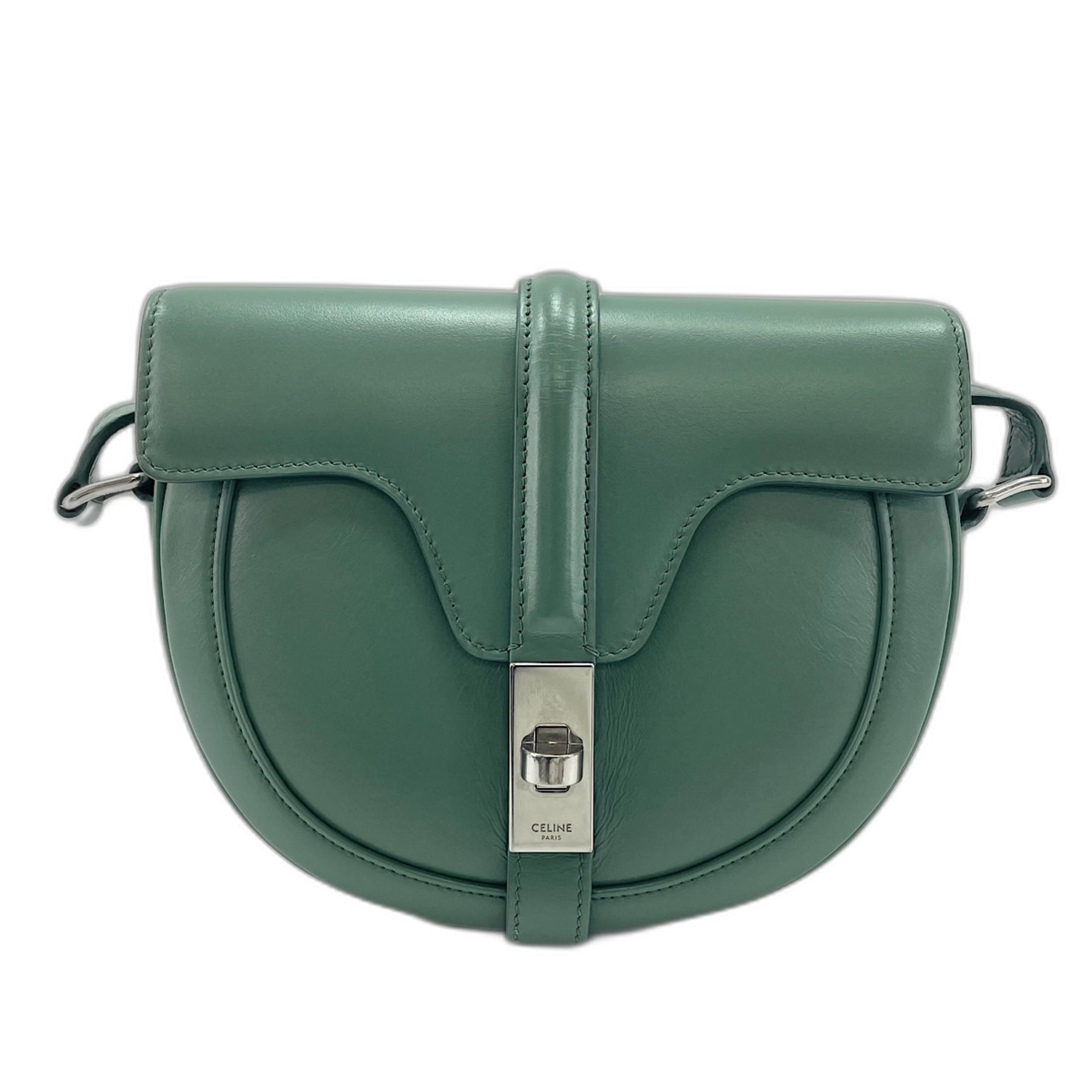 Celine Green Shoulder Bag (Pre-Owned)